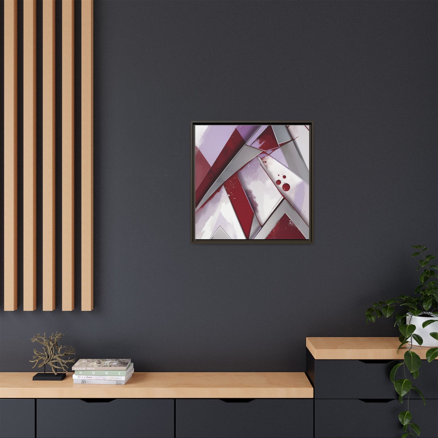 Matte Canvas, Framed (Multi-color)