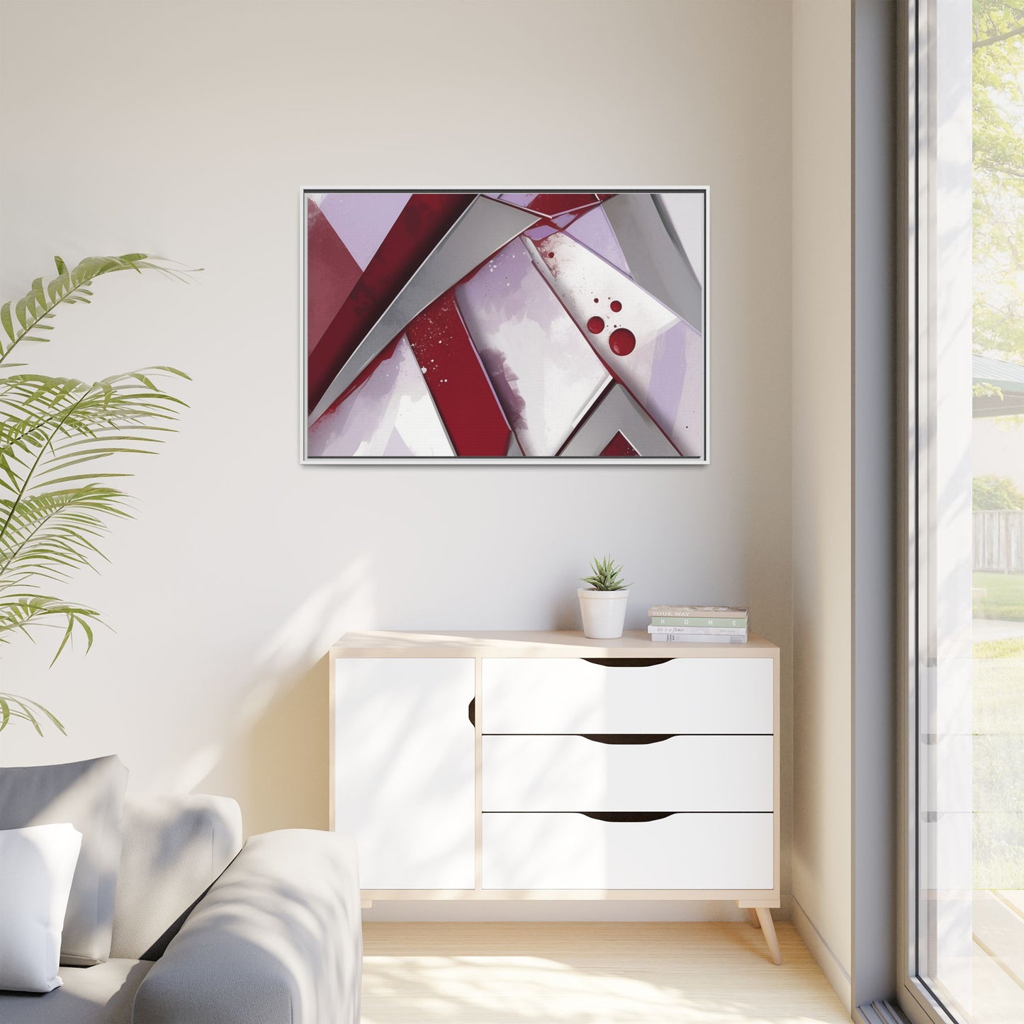 Matte Canvas, Framed (Multi-color)