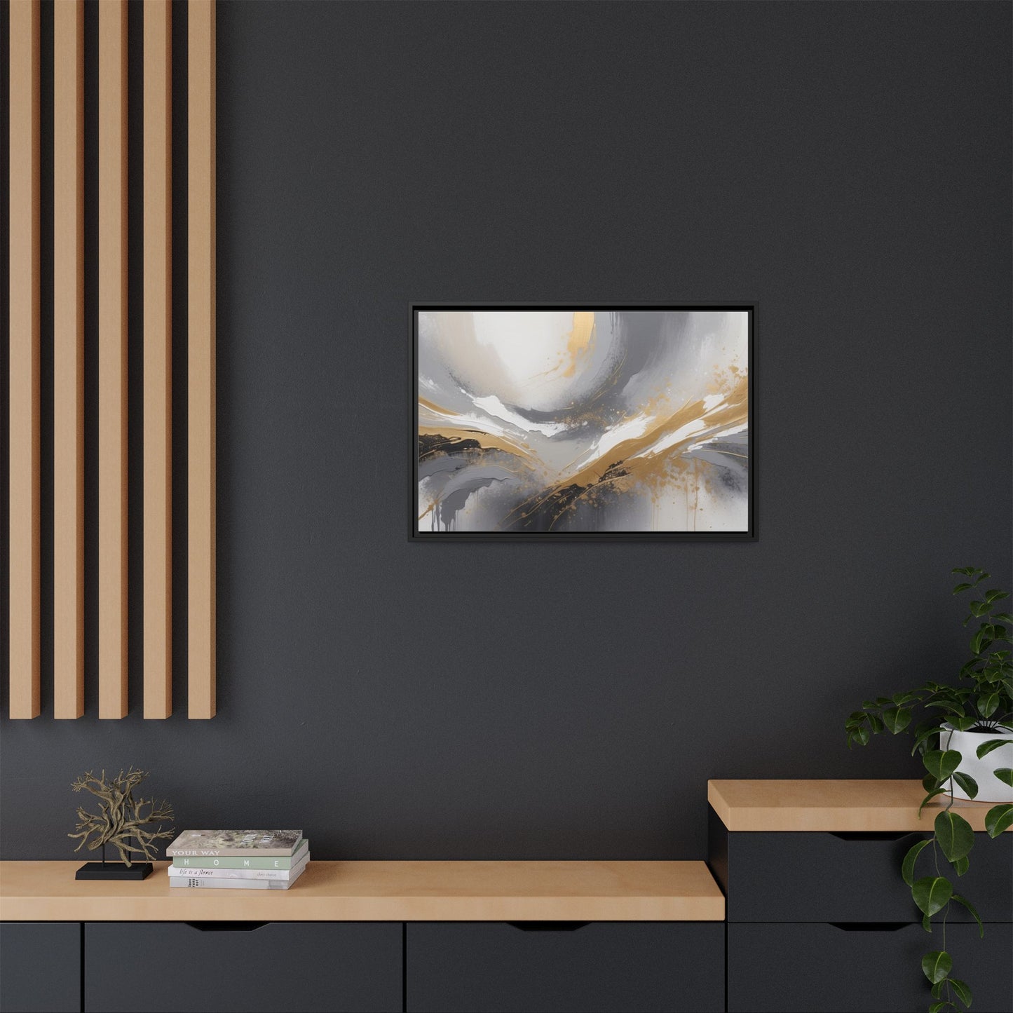 Matte Canvas, Framed (Multi-color)