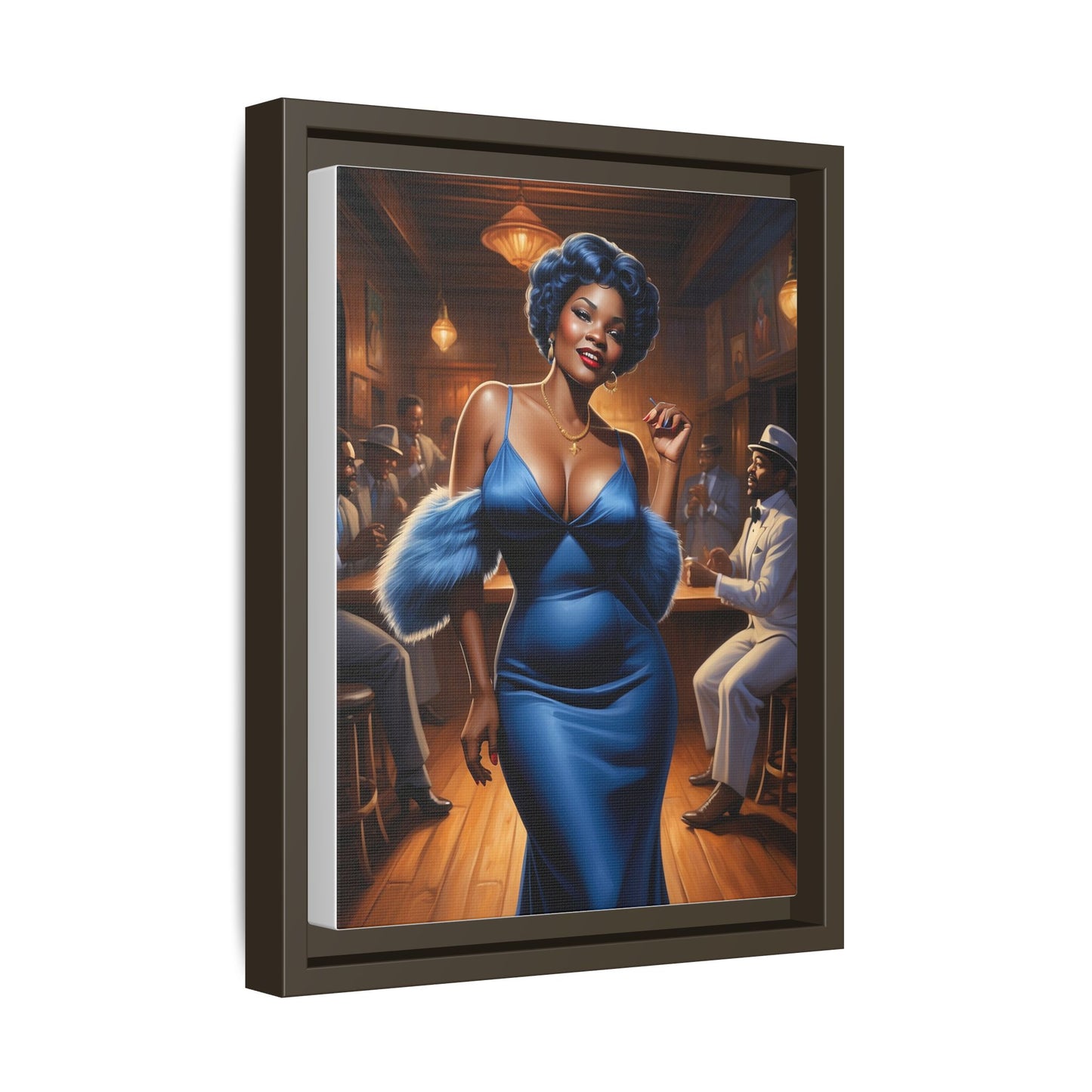 Matte Canvas, Framed (Multi-color)