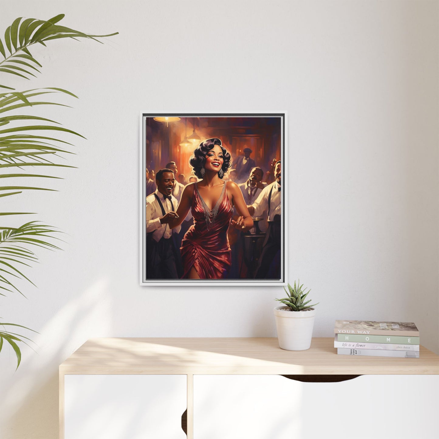 Matte Canvas, Framed (Multi-color)