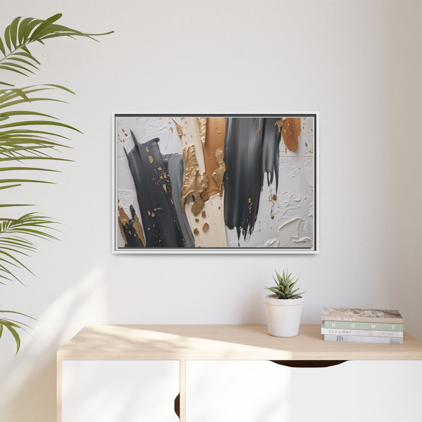 Matte Canvas, Framed (Multi-color)