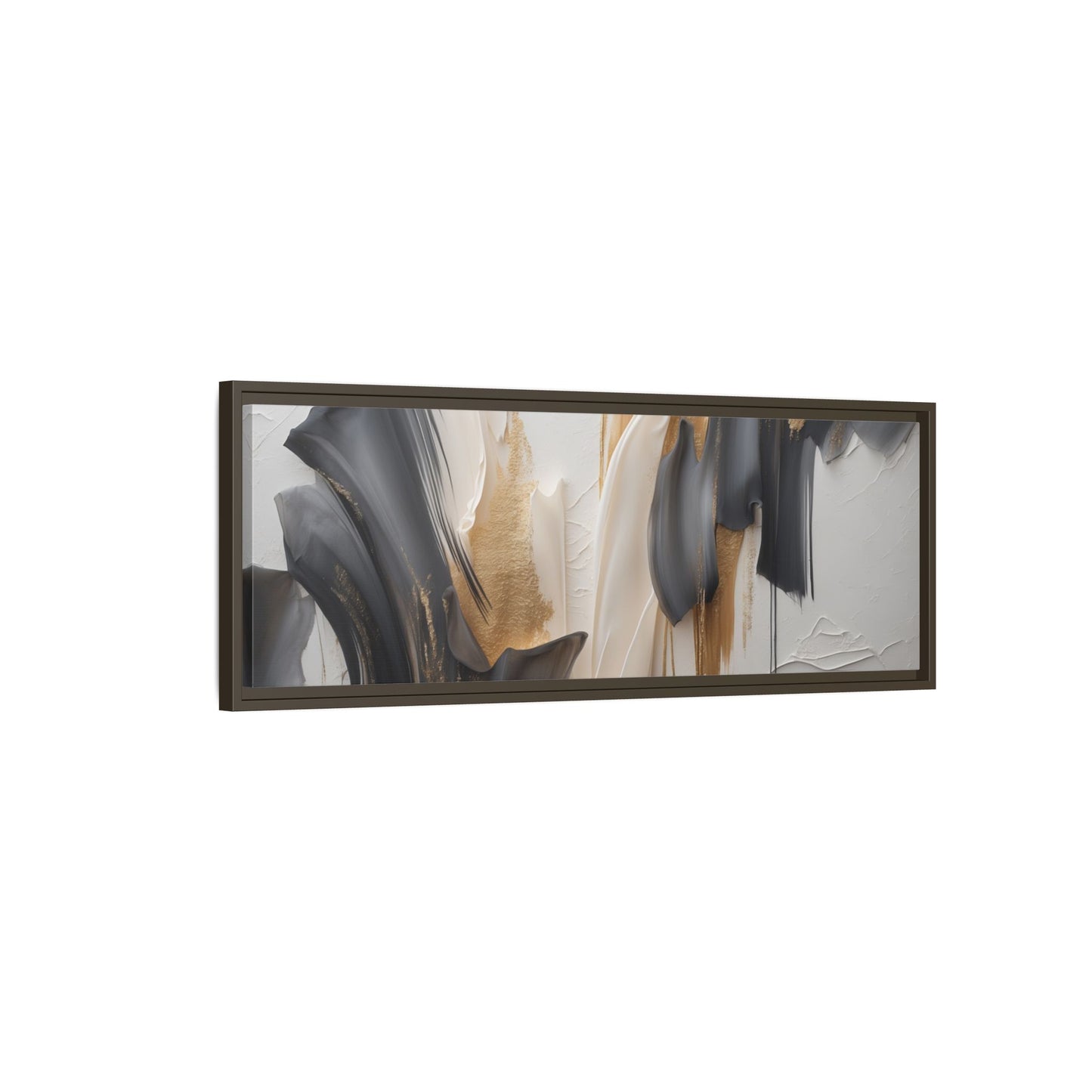 Abstract Multi-Color Framed Canvas Art - Modern Home Decor