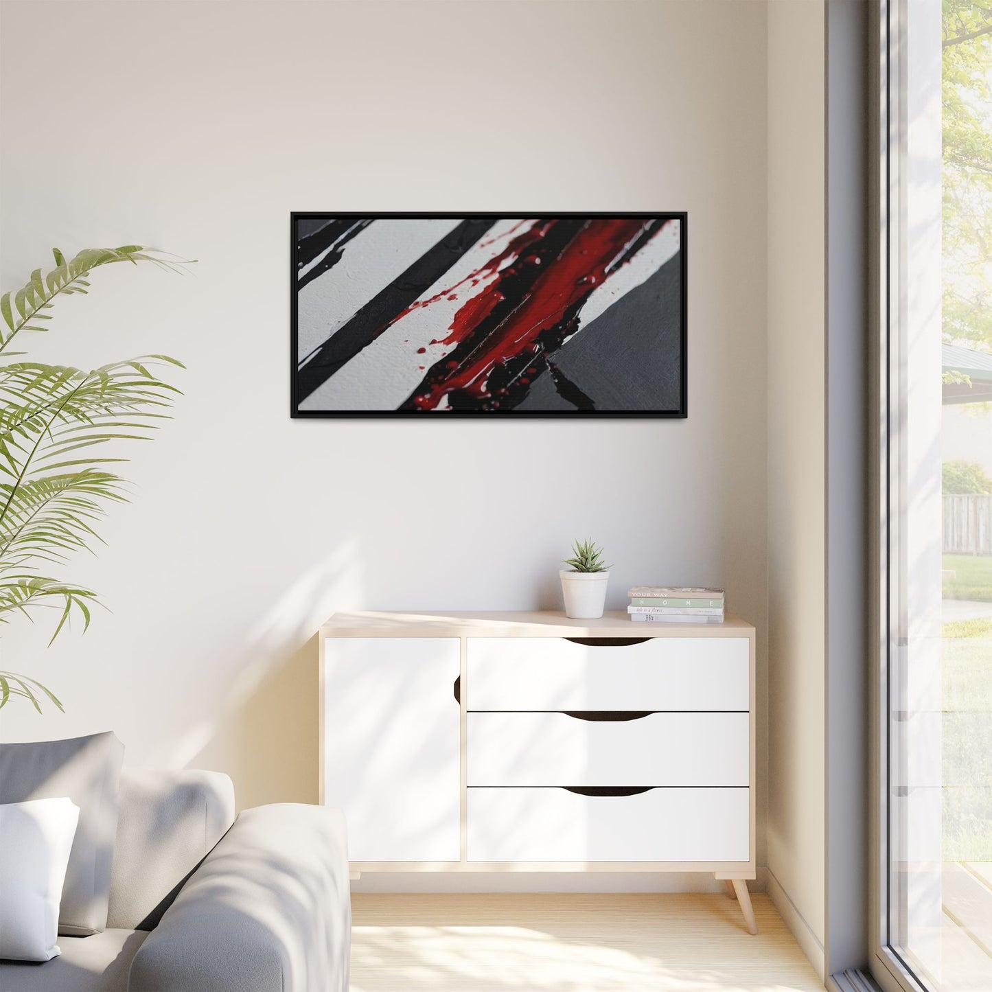 Matte Canvas, Framed (Multi-color)