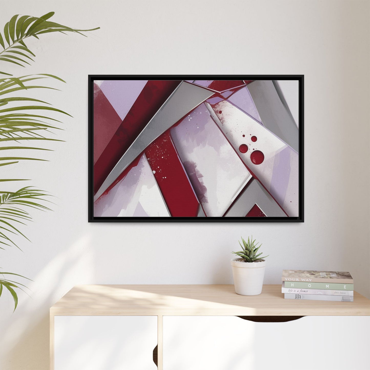 Matte Canvas, Framed (Multi-color)