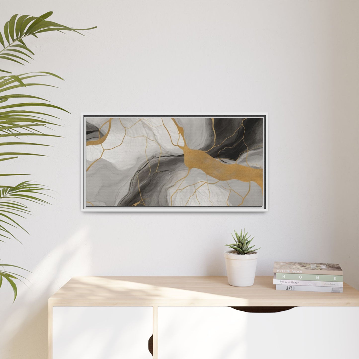Matte Canvas, Framed (Multi-color)