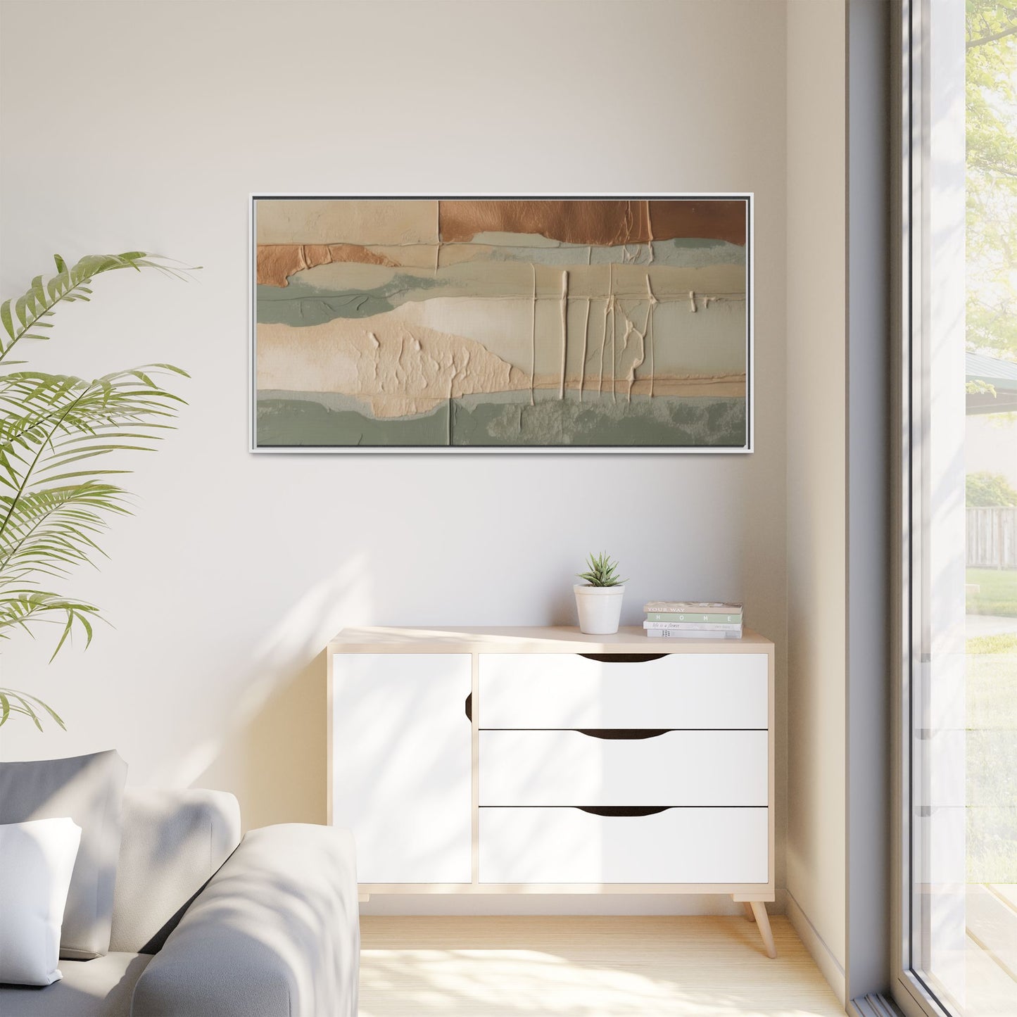 Matte Canvas, Framed (Multi-color)