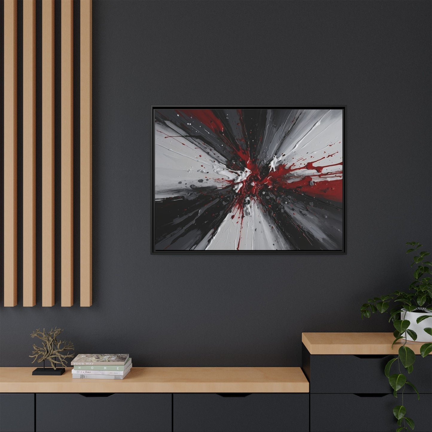Matte Canvas, Framed (Multi-color)