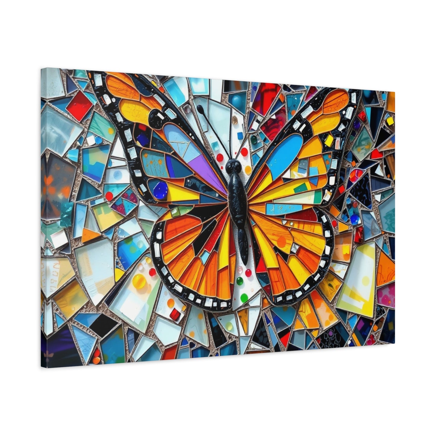 Wings of Renewal: Mosaic Butterfly Dream