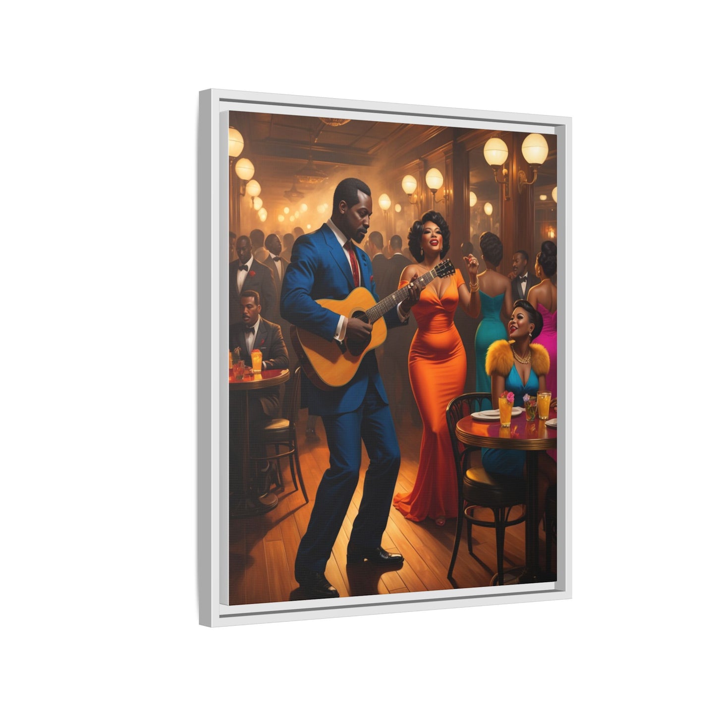 Matte Canvas, Framed (Multi-color)
