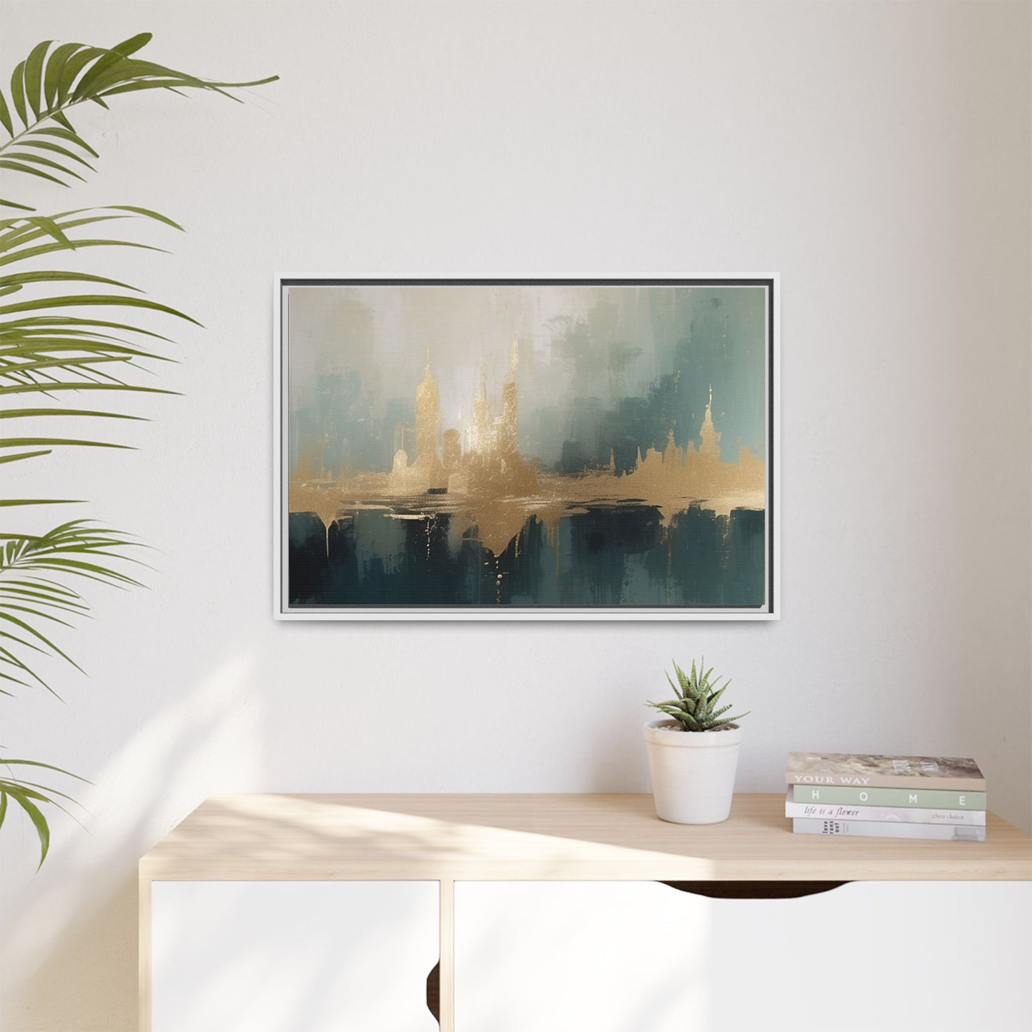Matte Canvas, Framed (Multi-color)
