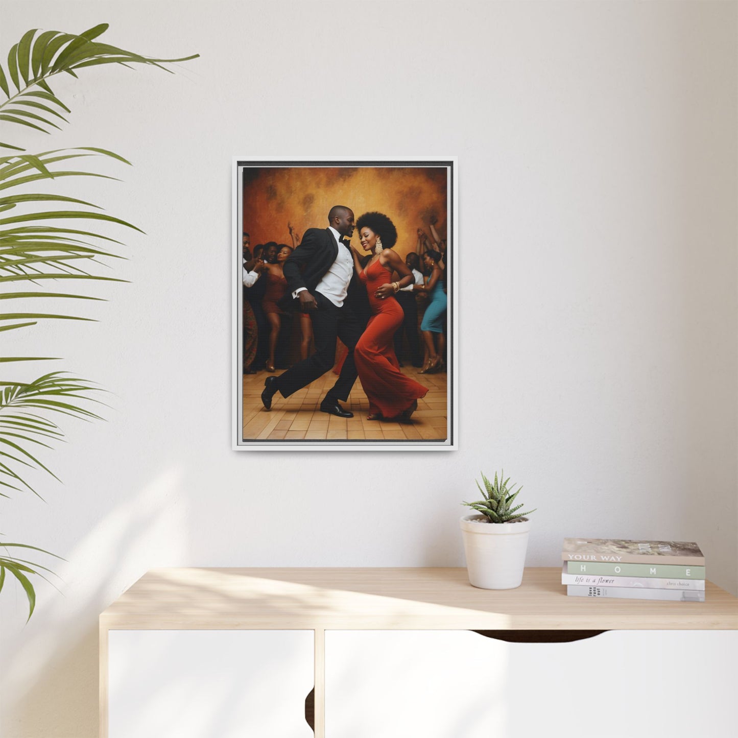 Matte Canvas, Framed (Multi-color)