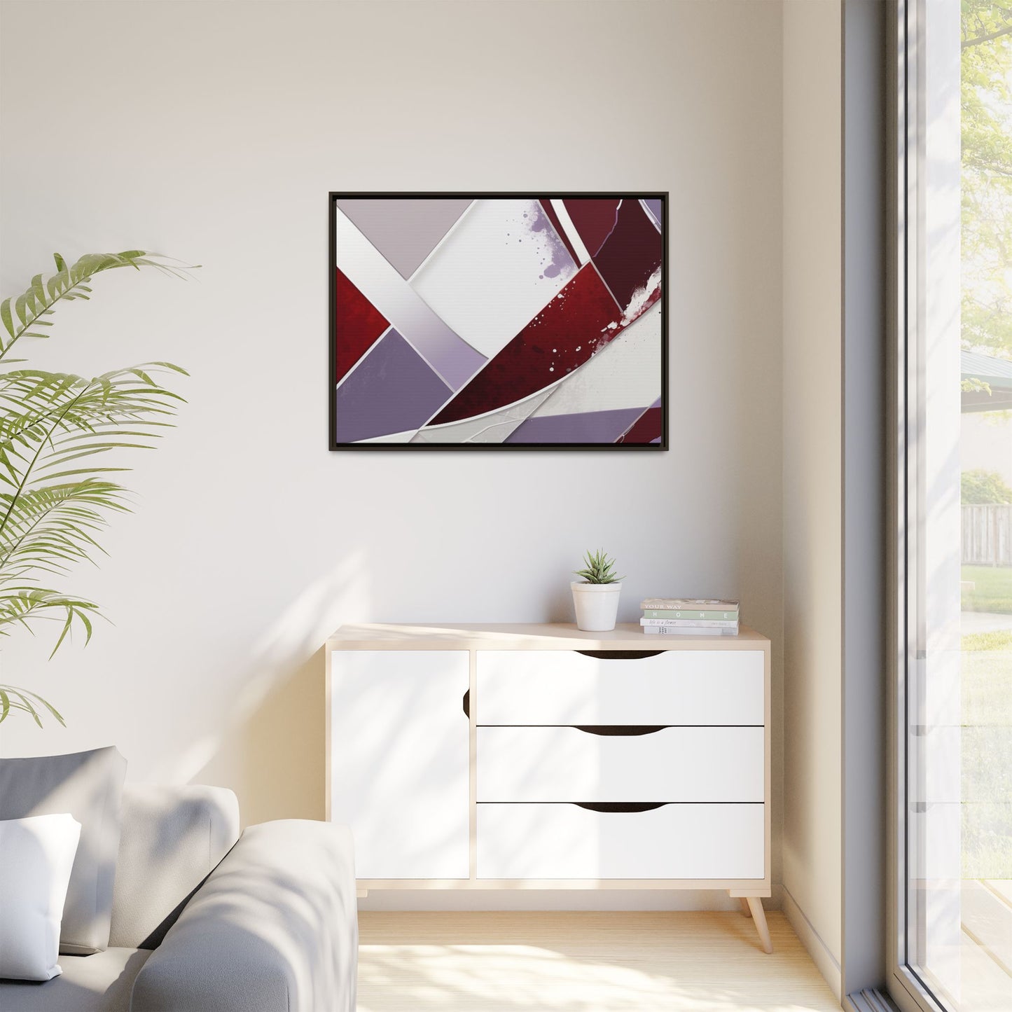 Matte Canvas, Framed (Multi-color)