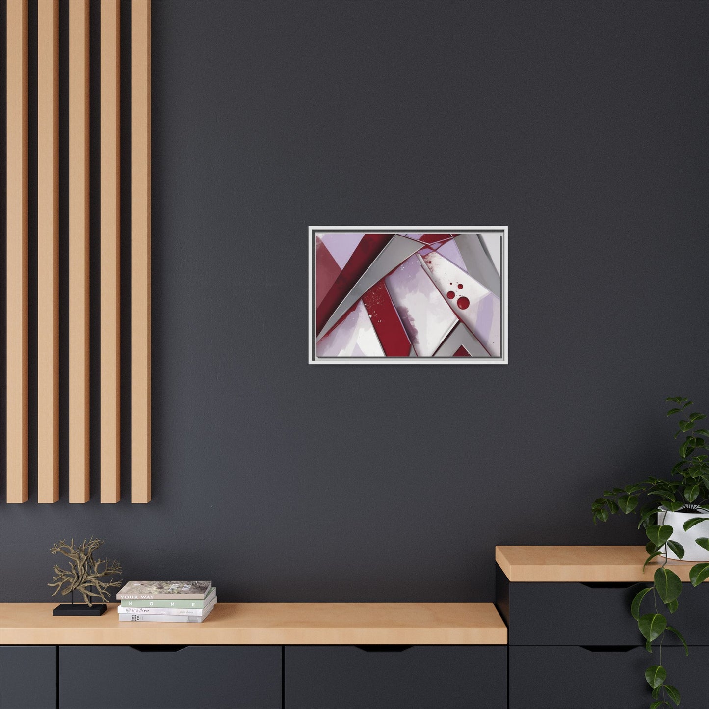 Matte Canvas, Framed (Multi-color)