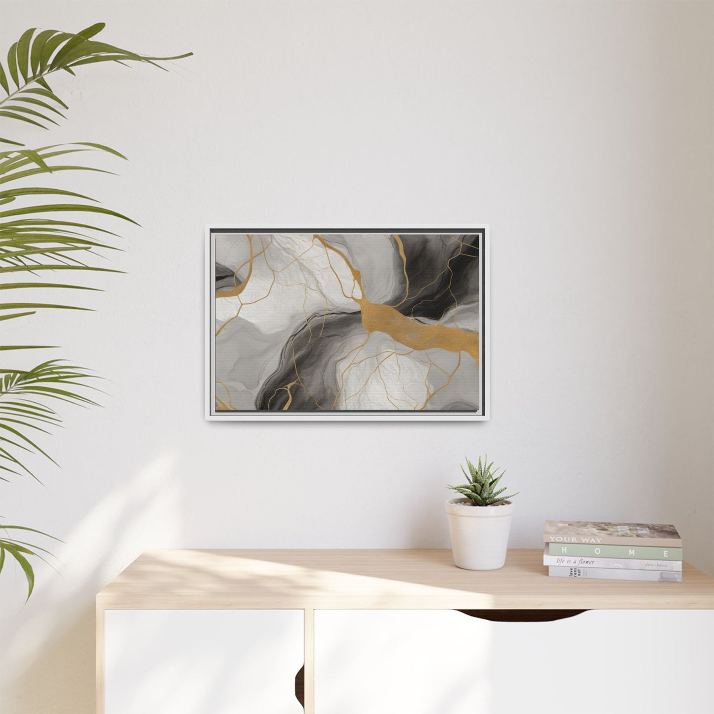 Matte Canvas, Framed (Multi-color)