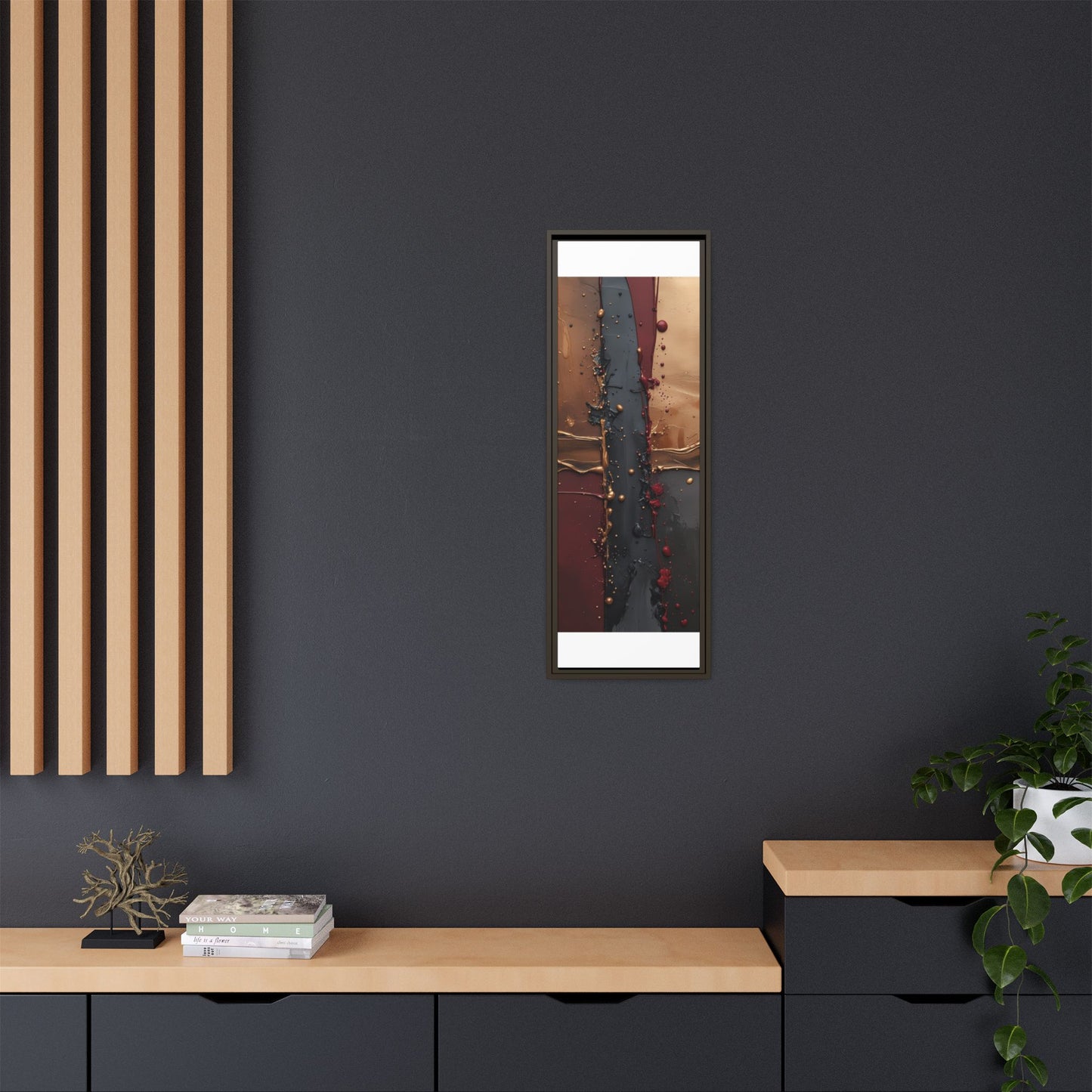 Matte Canvas, Framed (Multi-color)