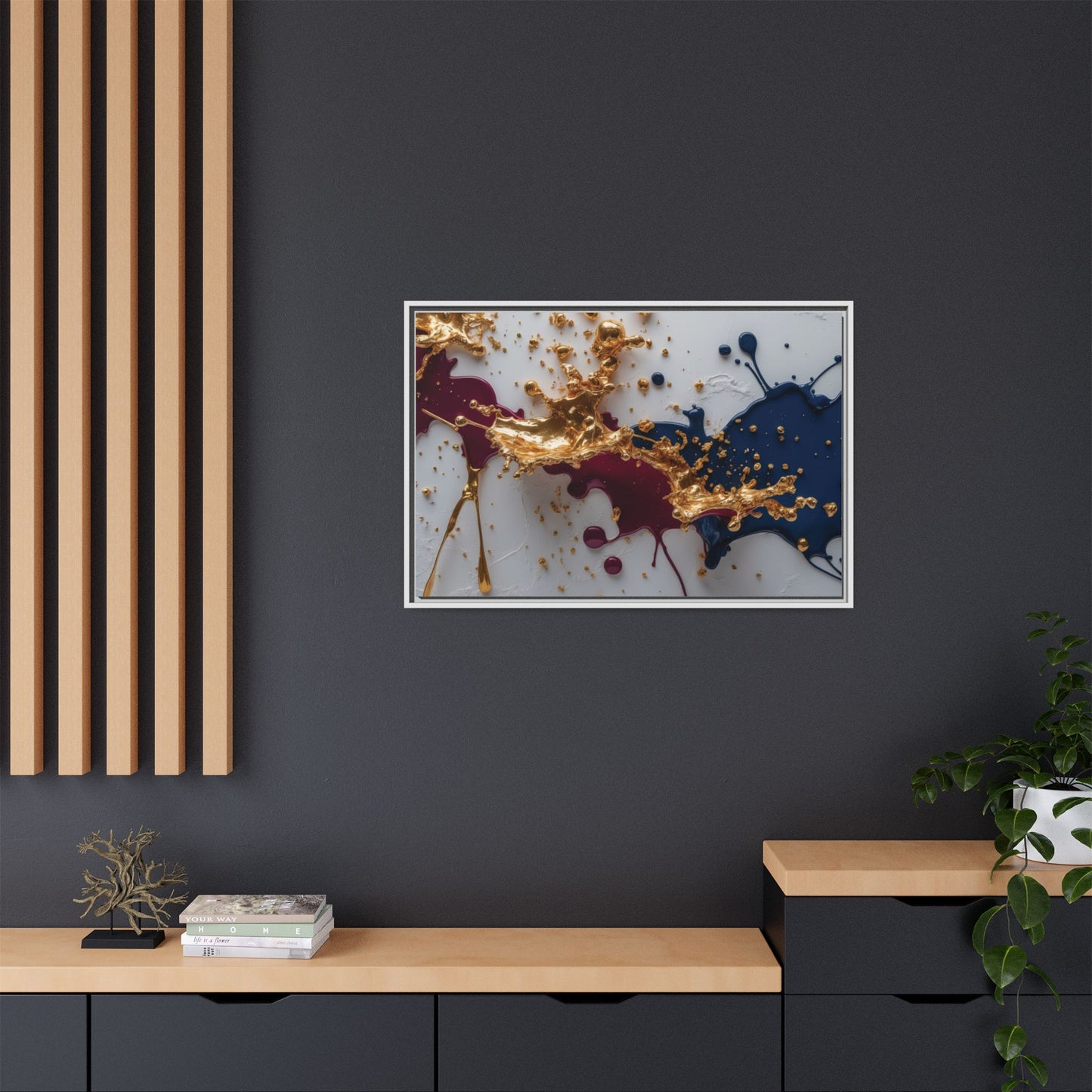 Matte Canvas, Framed (Multi-color)