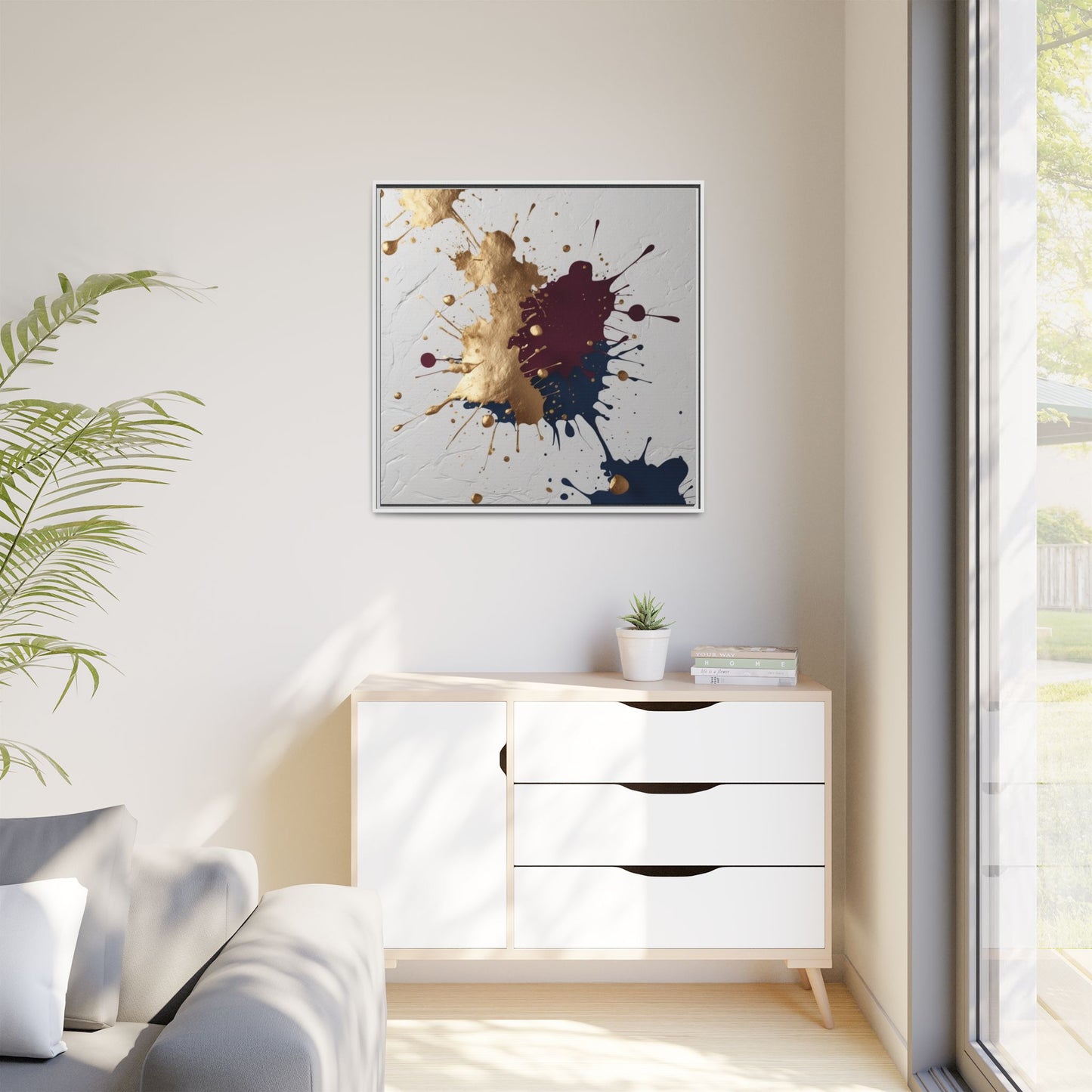 Matte Canvas, Framed (Multi-color)