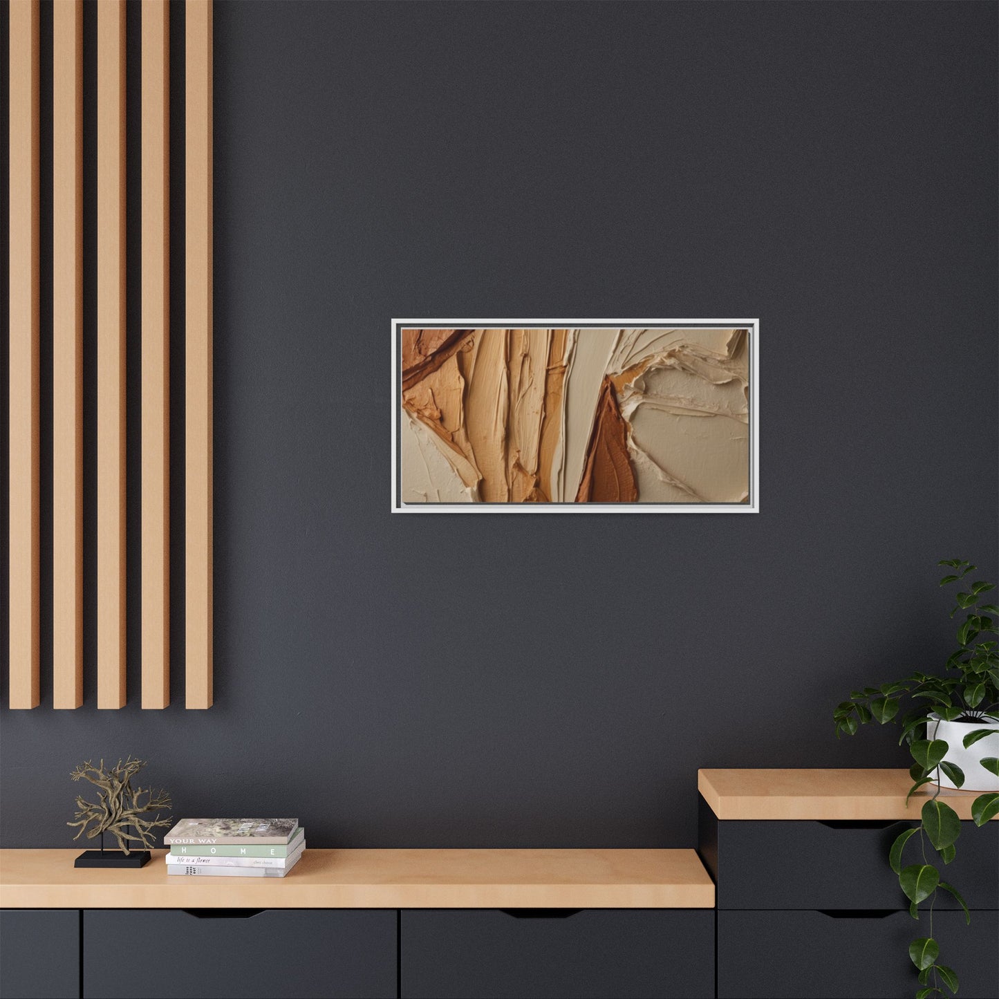 Matte Canvas, Framed (Multi-color)