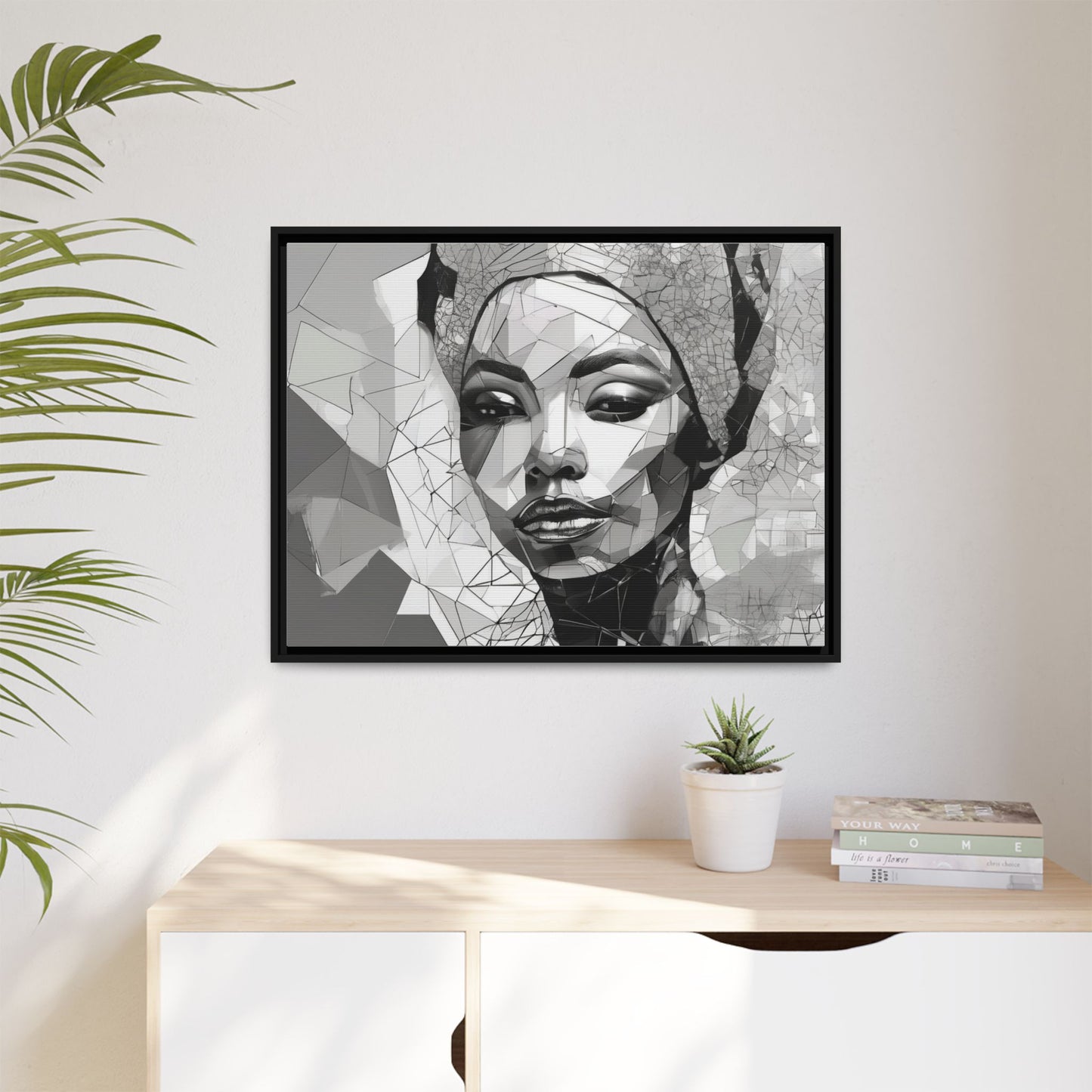 Fractured Grace: Portrait in Prism
