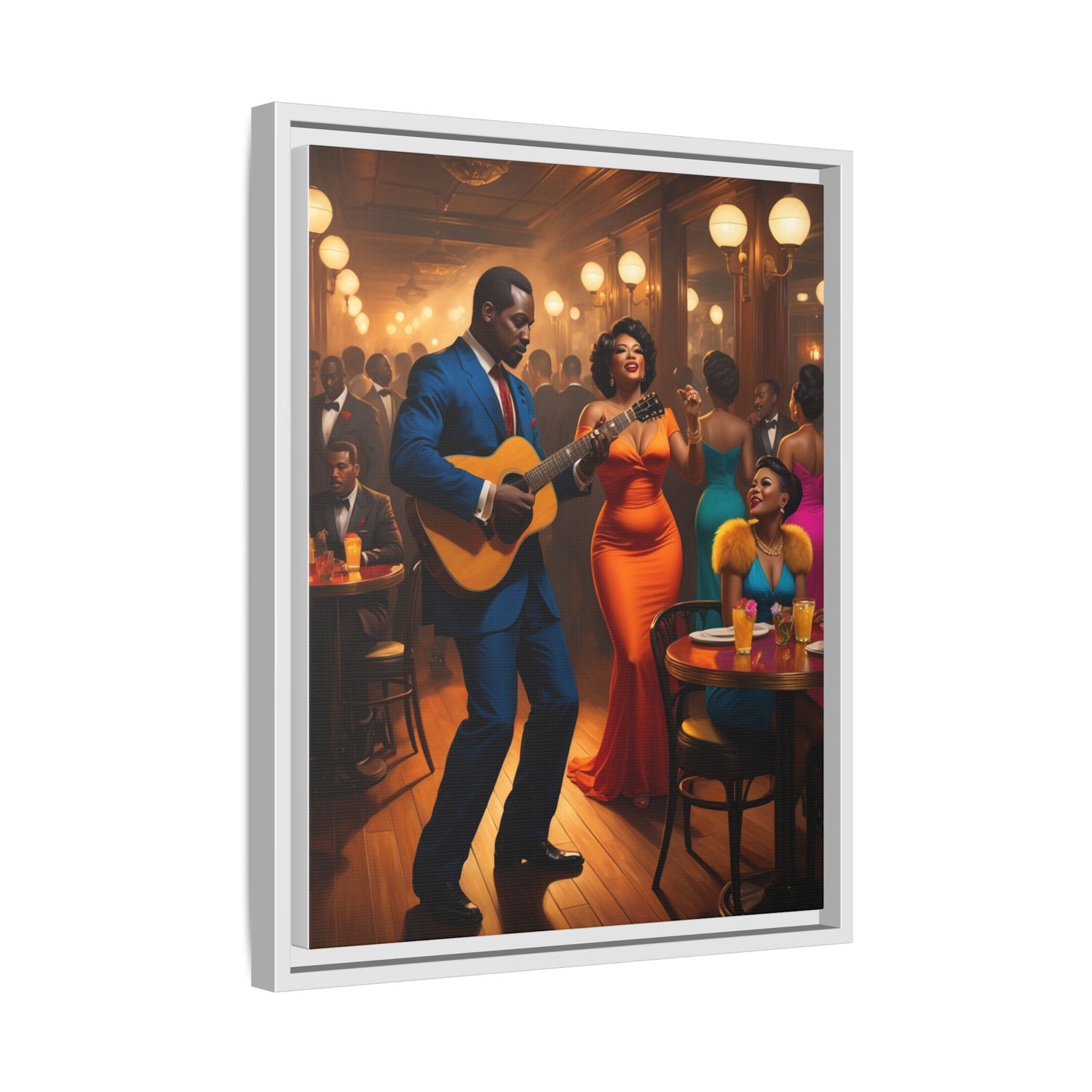 Matte Canvas, Framed (Multi-color)