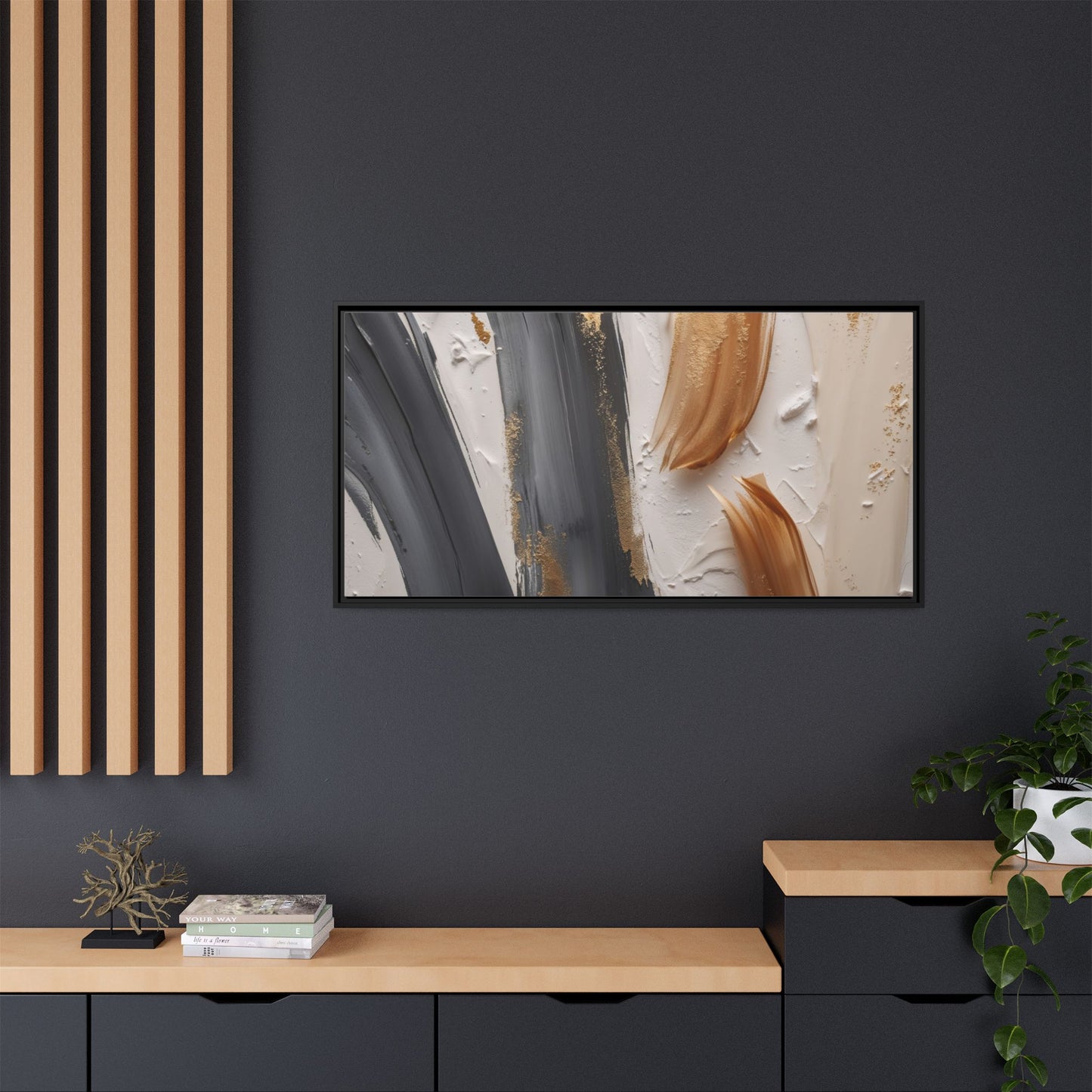 Matte Canvas, Framed (Multi-color)