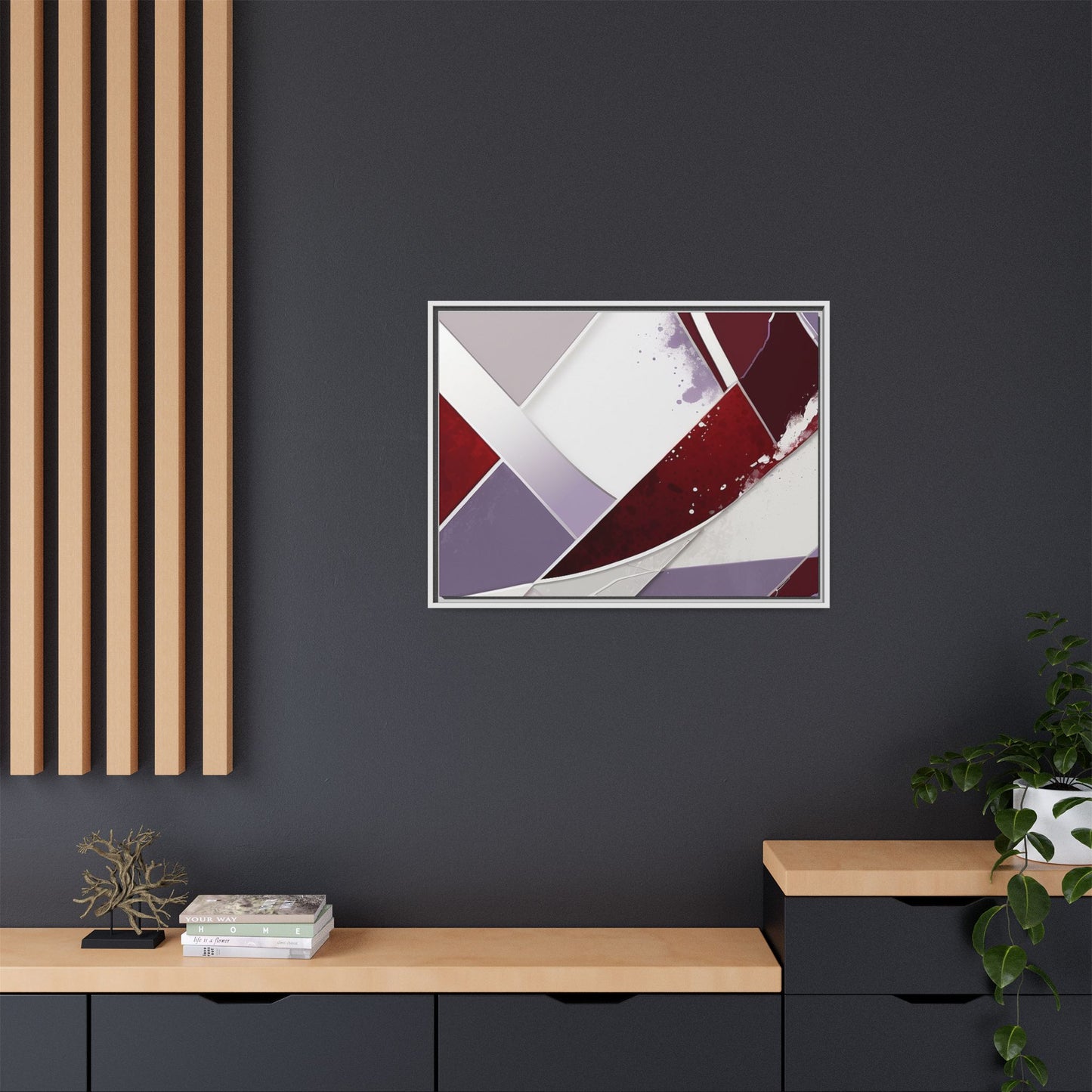 Matte Canvas, Framed (Multi-color)
