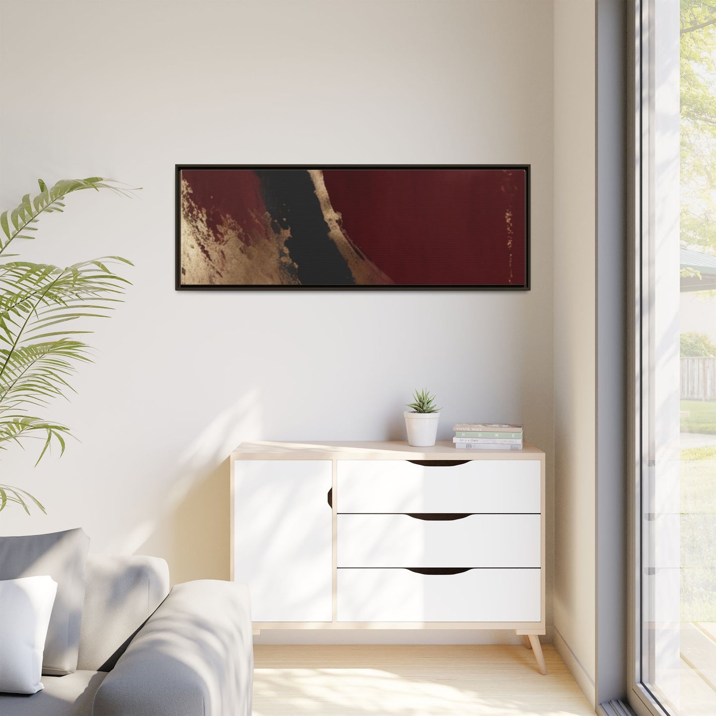 Matte Canvas, Framed (Multi-color)