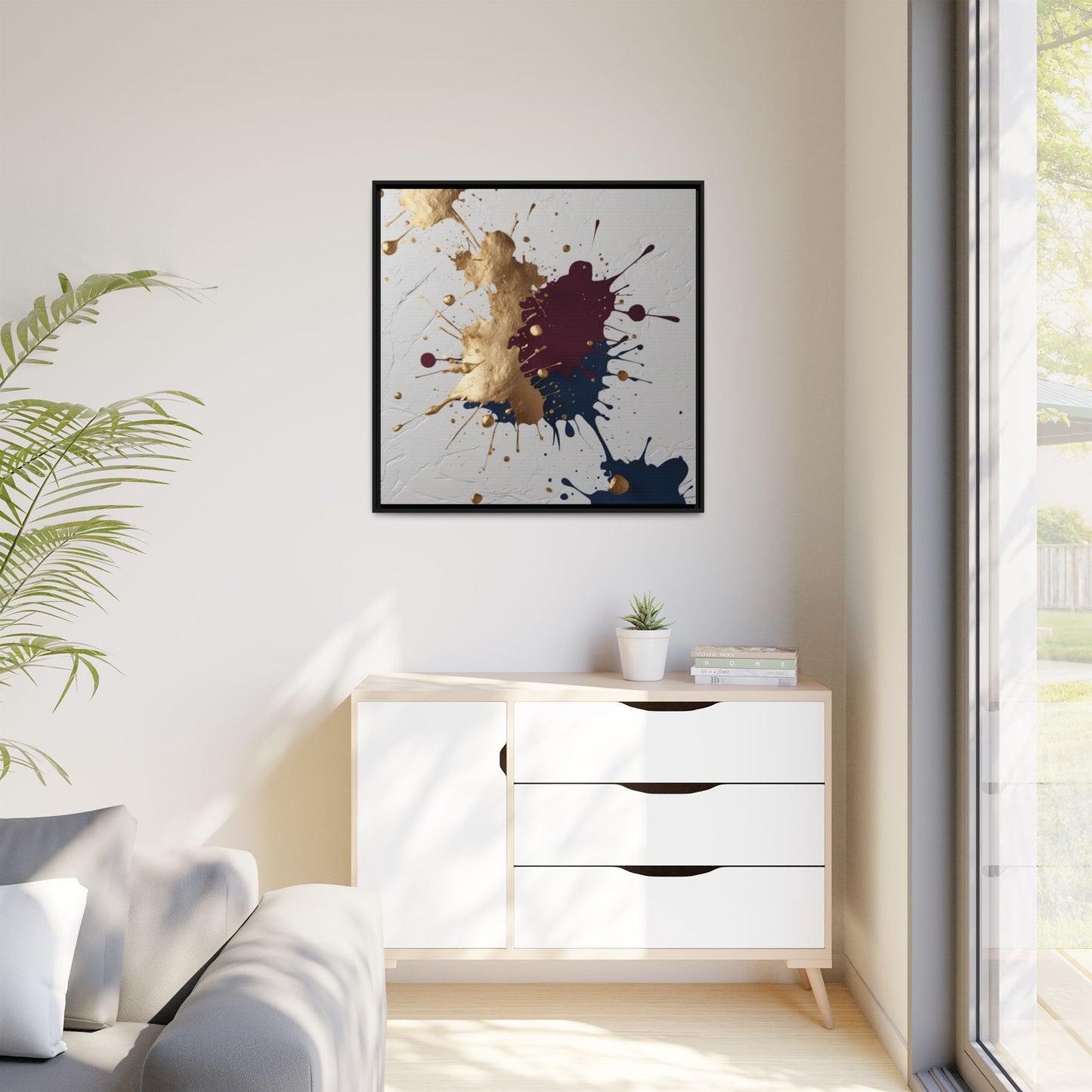Matte Canvas, Framed (Multi-color)