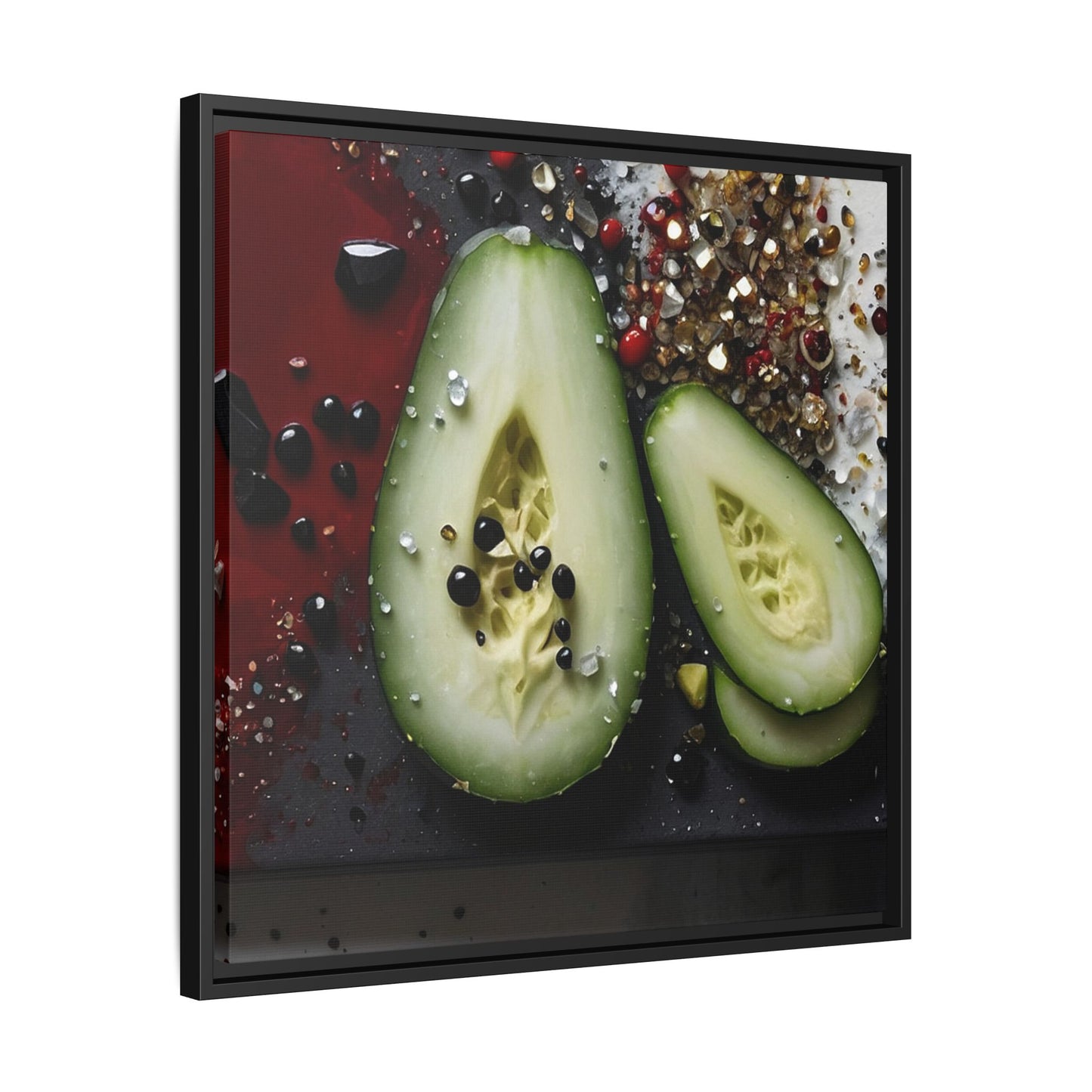 Matte Canvas, Framed (Multi-color)
