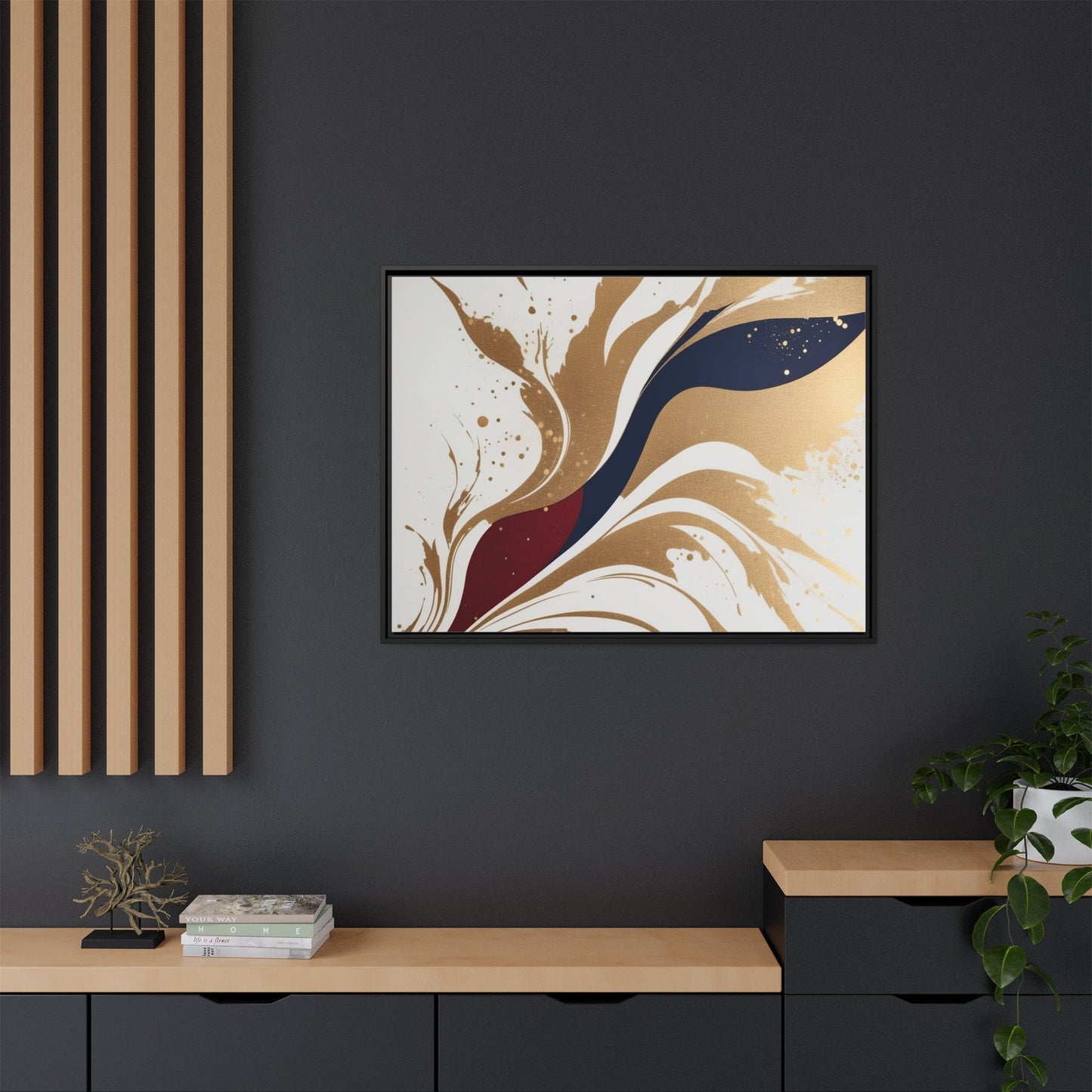 Matte Canvas, Framed (Multi-color)