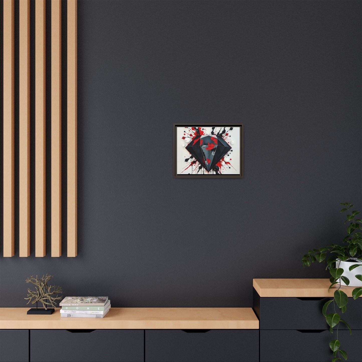 Matte Canvas, Framed (Multi-color)