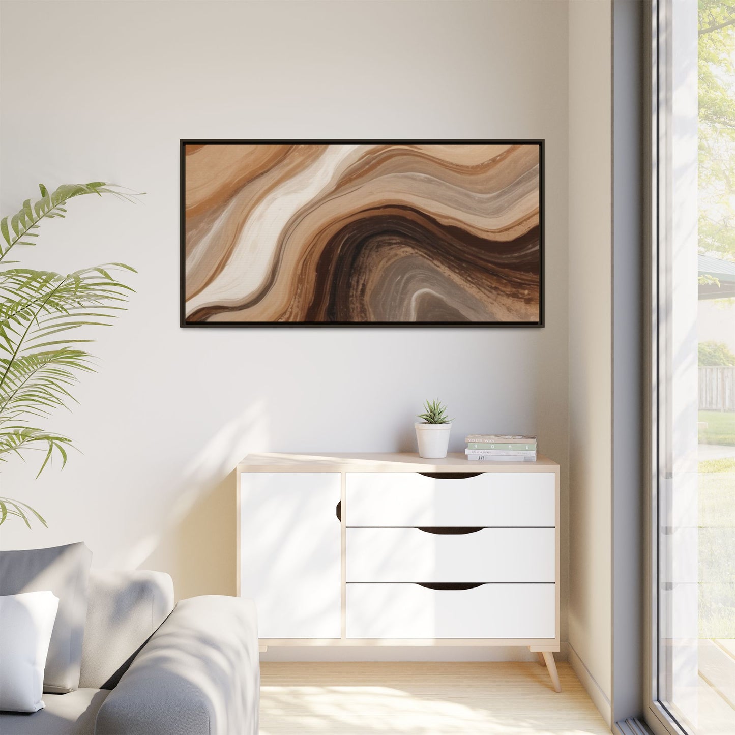 Matte Canvas, Framed (Multi-color)