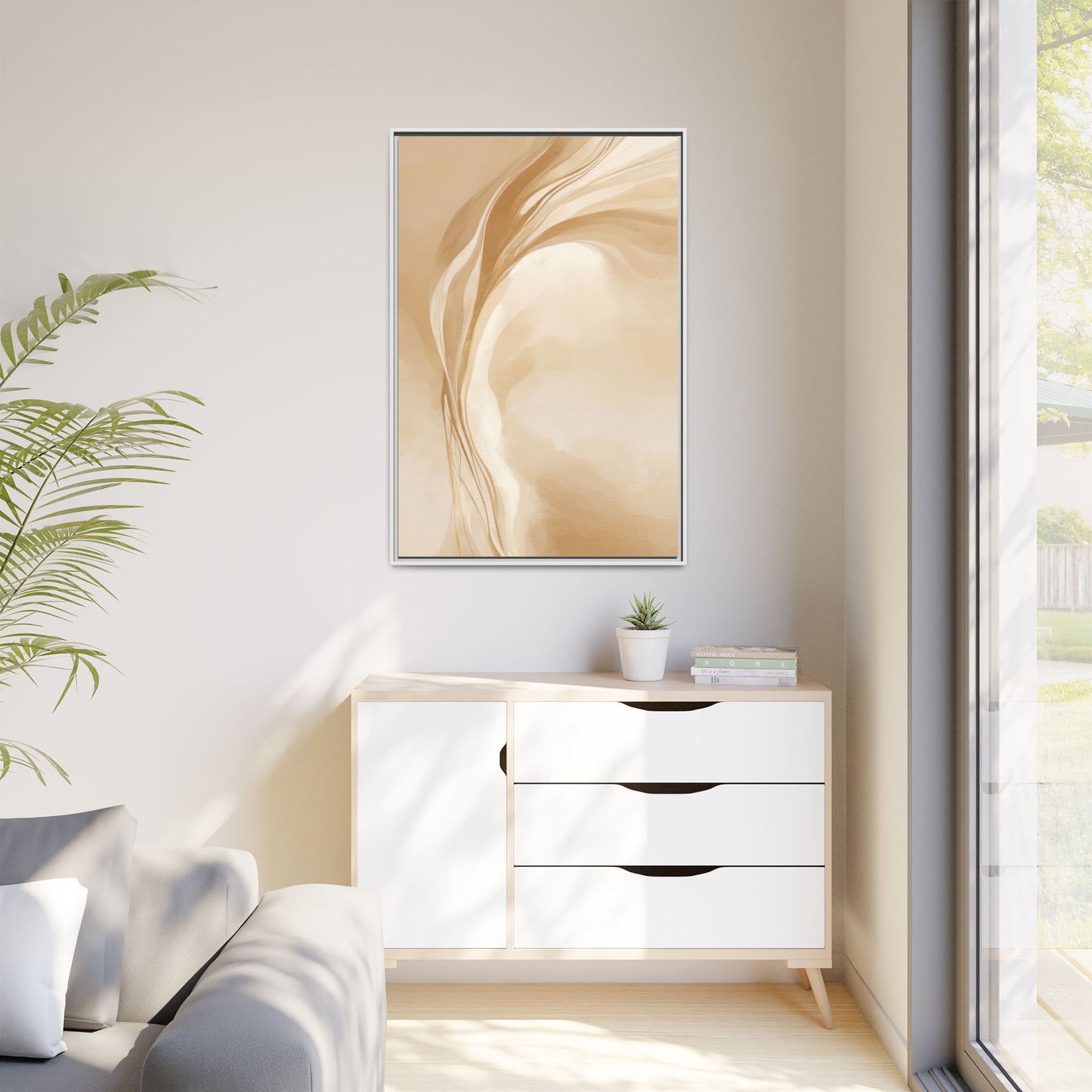 Matte Canvas, Framed (Multi-color)