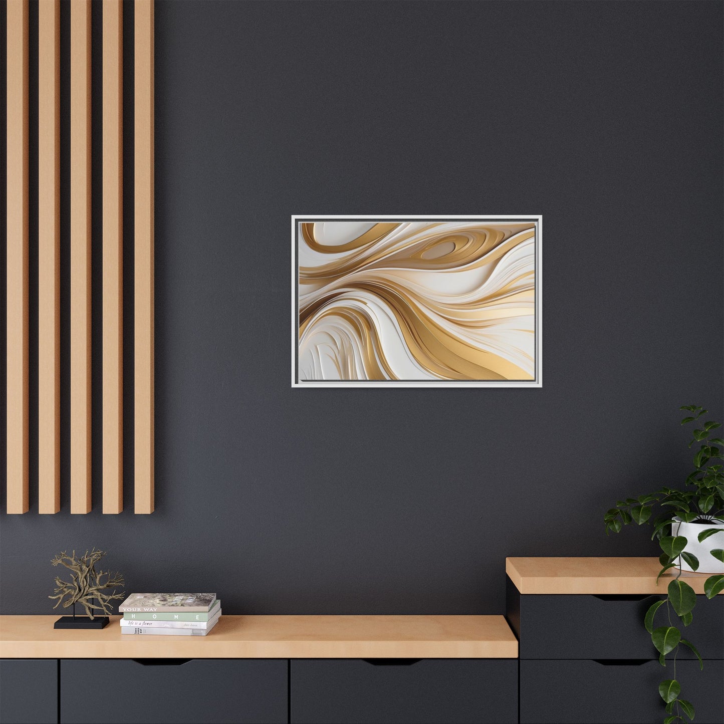 Matte Canvas, Framed (Multi-color)