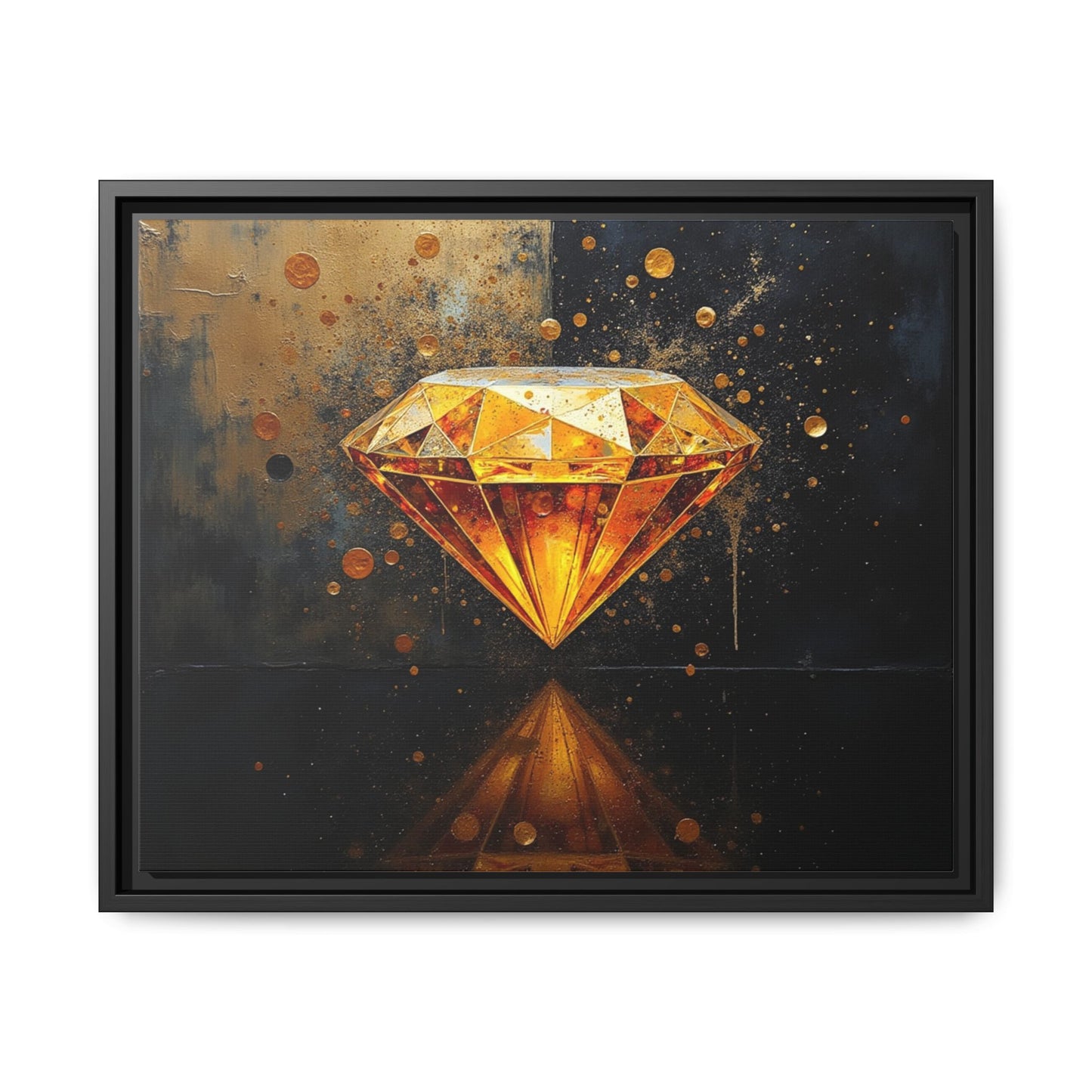 Matte Canvas, Framed (Multi-color)