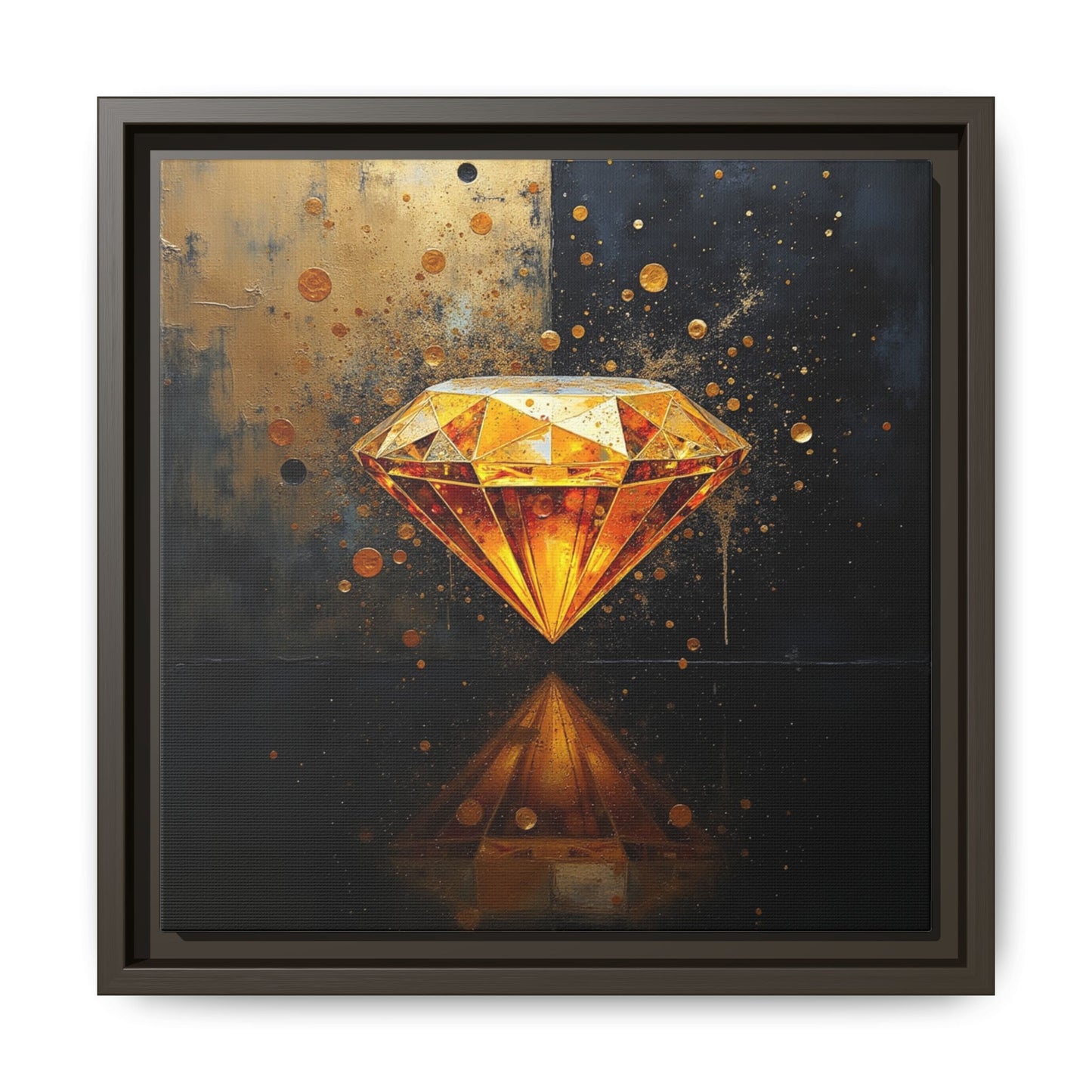 Matte Canvas, Framed (Multi-color)