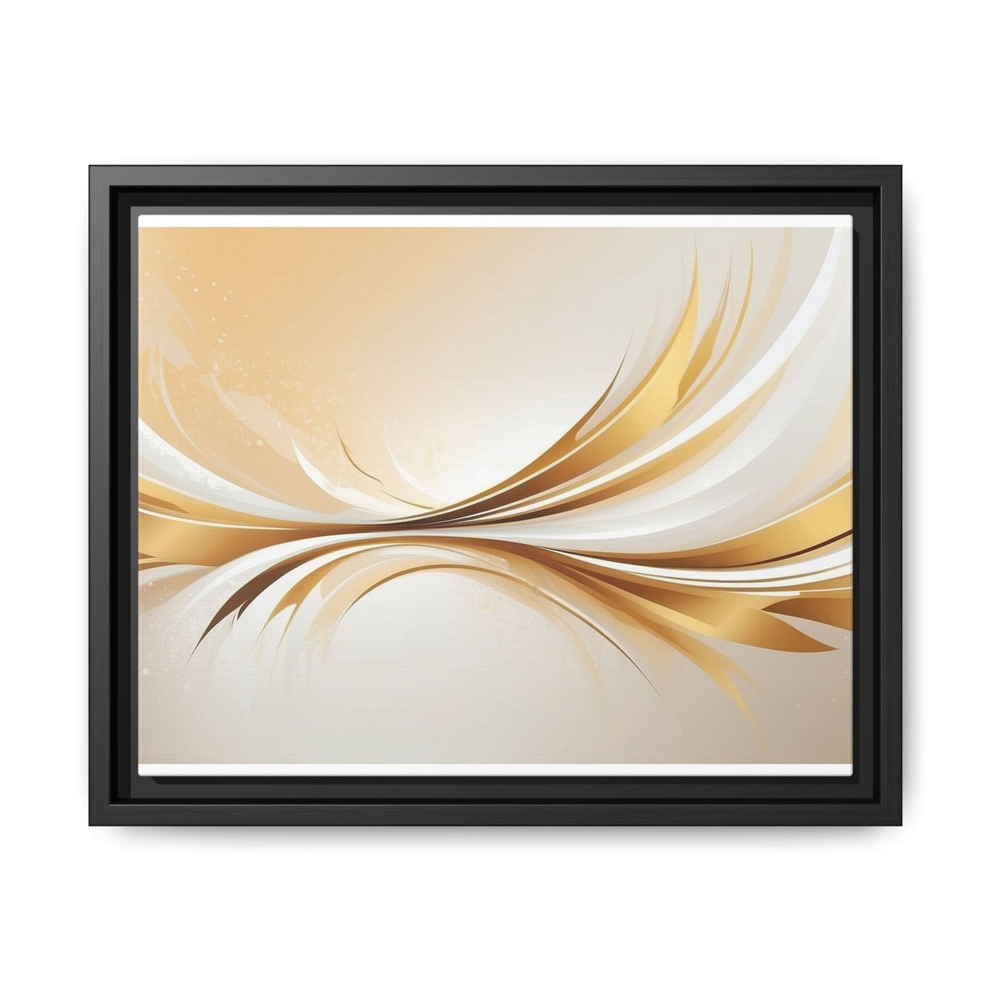 Modern Abstract Wall Art - Framed Matte Canvas Decor