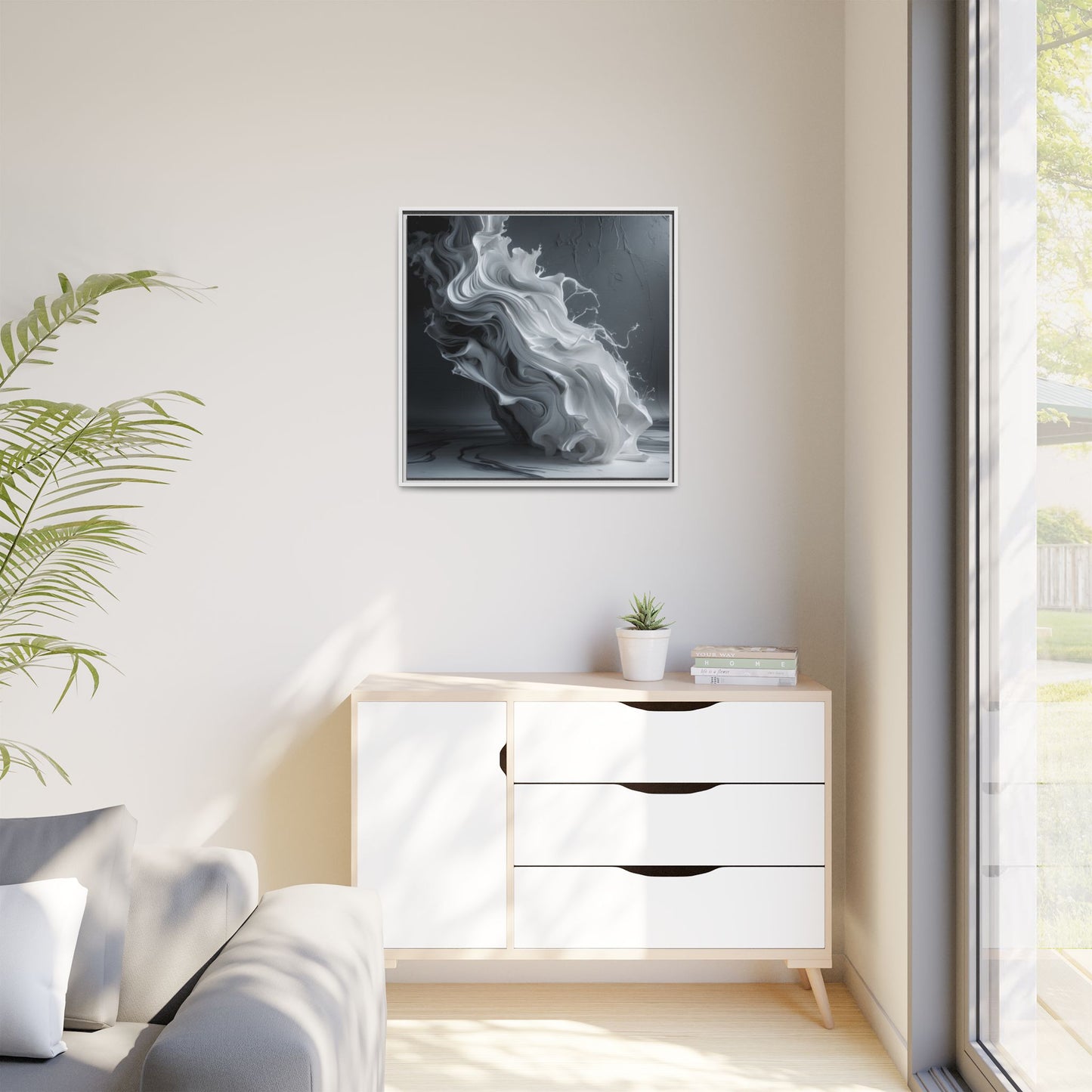 Matte Canvas, Framed (Multi-color)