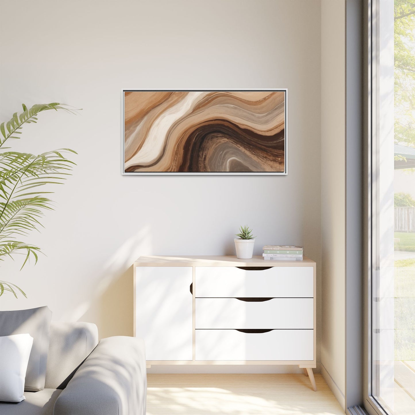 Matte Canvas, Framed (Multi-color)