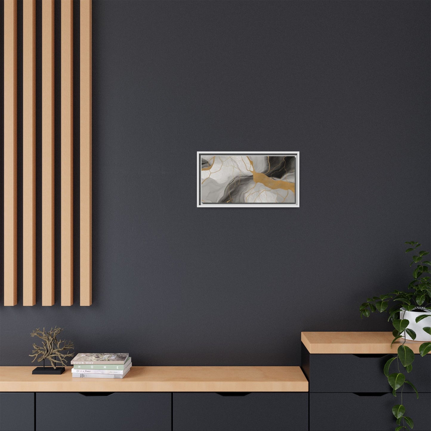 Matte Canvas, Framed (Multi-color)