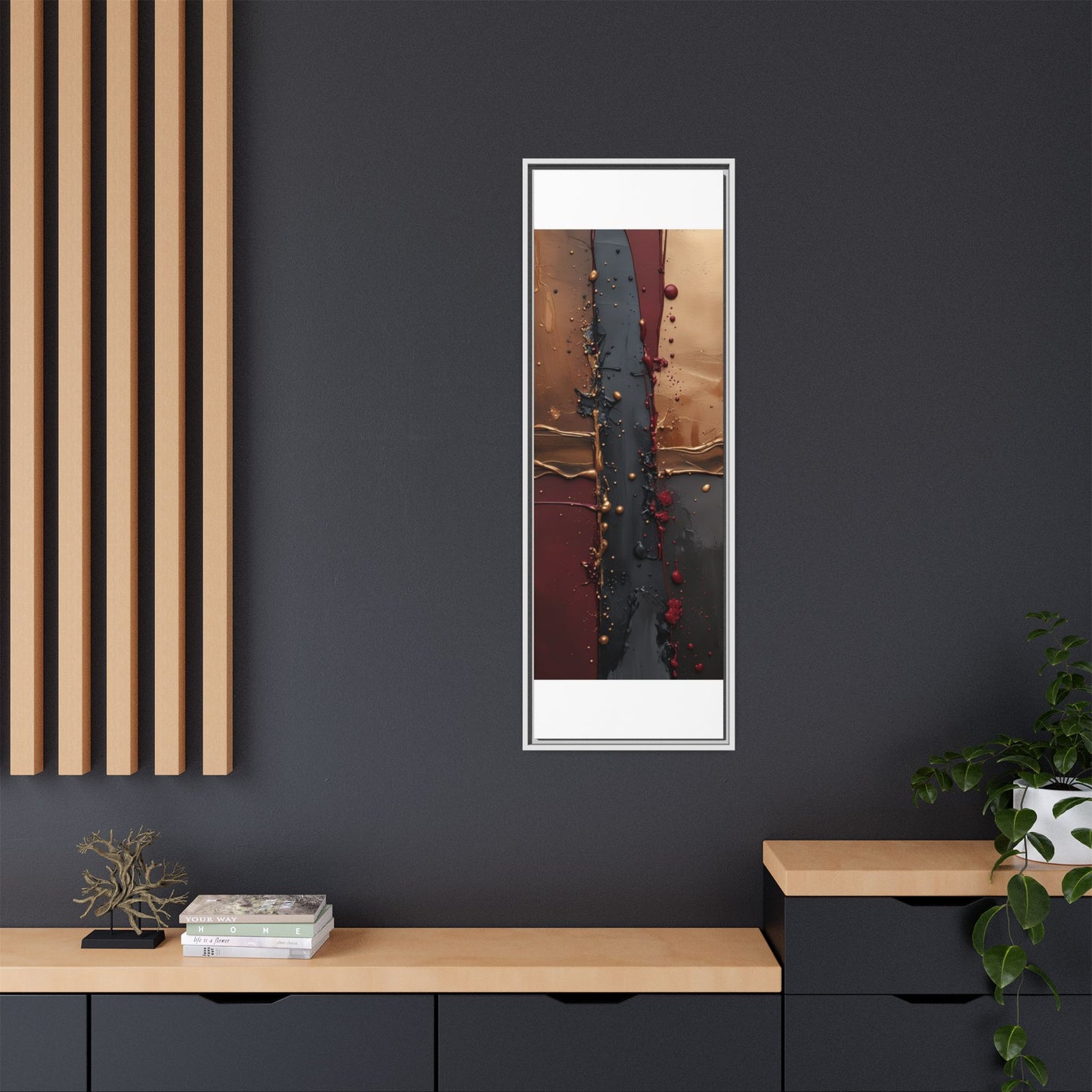 Matte Canvas, Framed (Multi-color)