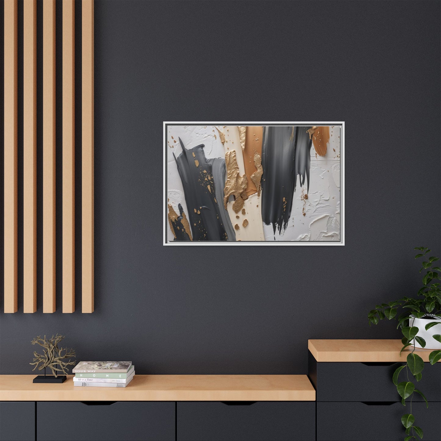 Matte Canvas, Framed (Multi-color)