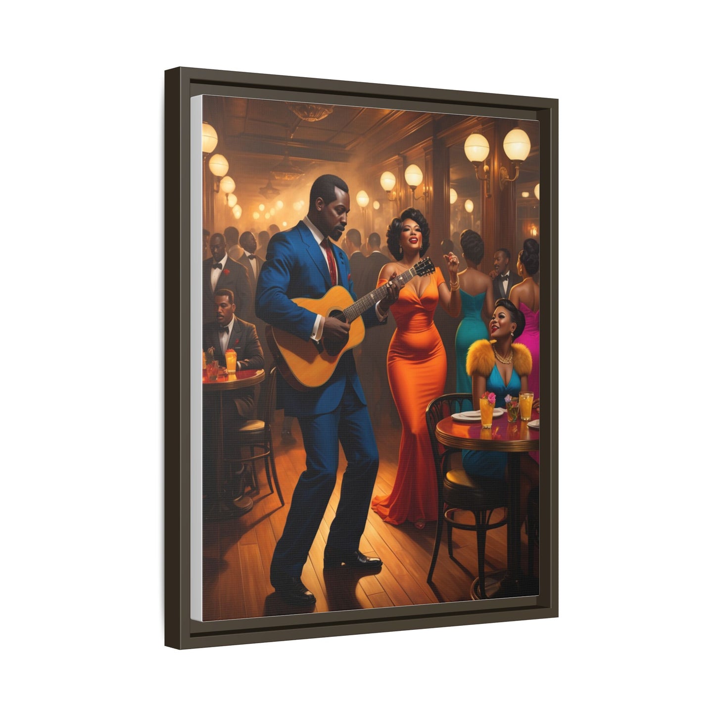 Matte Canvas, Framed (Multi-color)