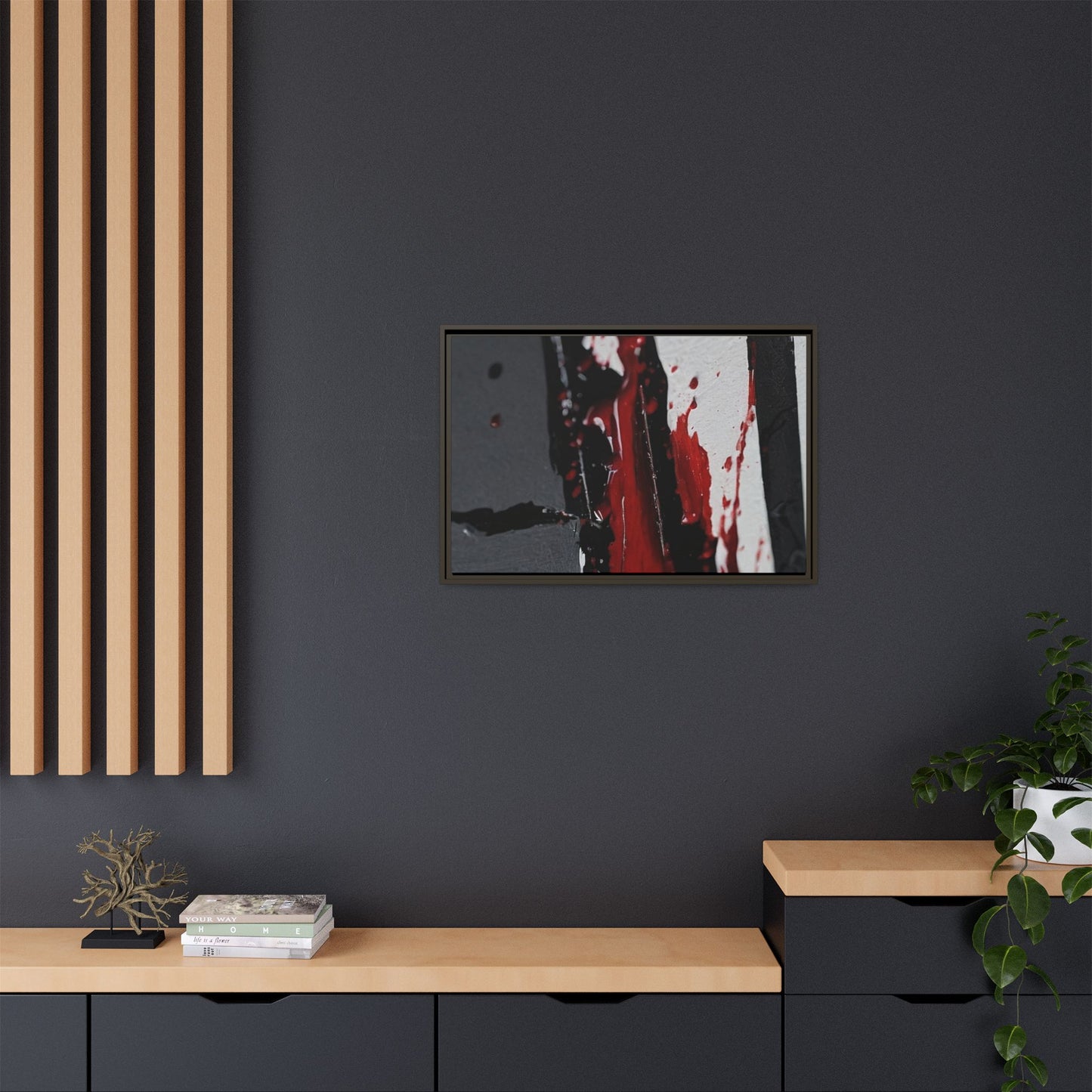 Matte Canvas, Framed (Multi-color)