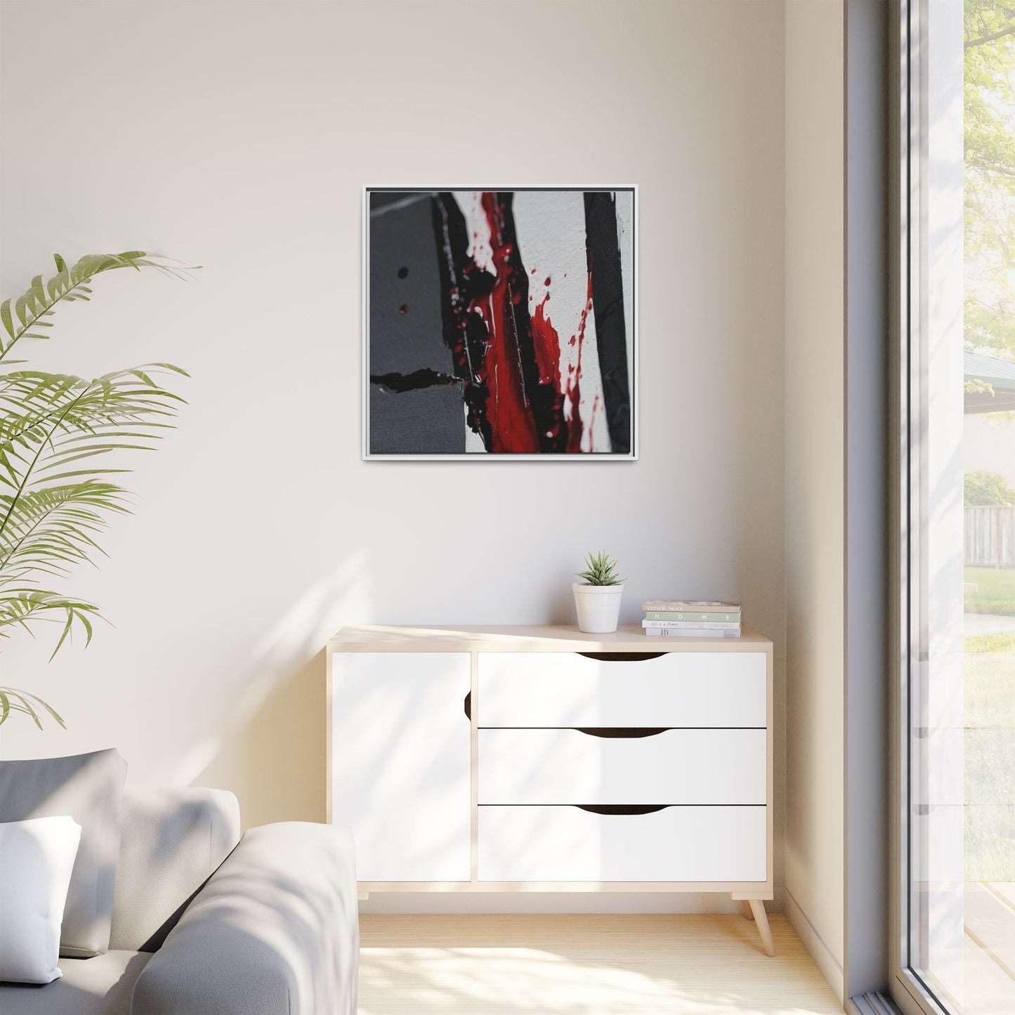 Matte Canvas, Framed (Multi-color)