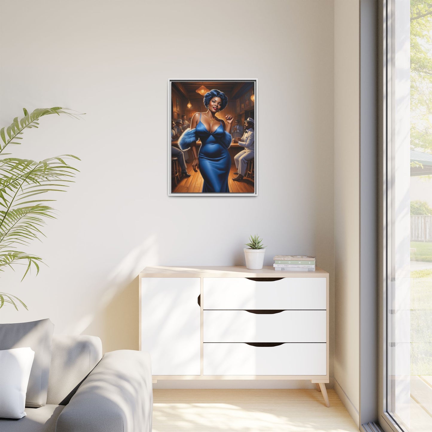 Matte Canvas, Framed (Multi-color)