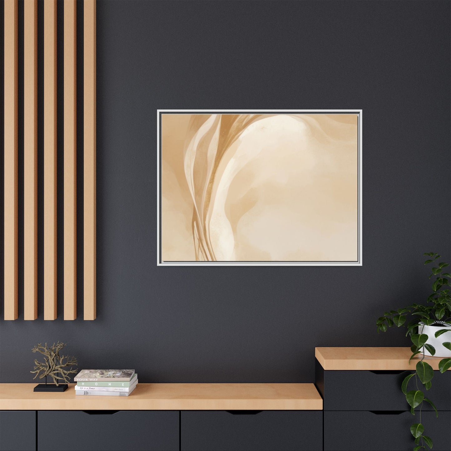 Matte Canvas, Framed (Multi-color)