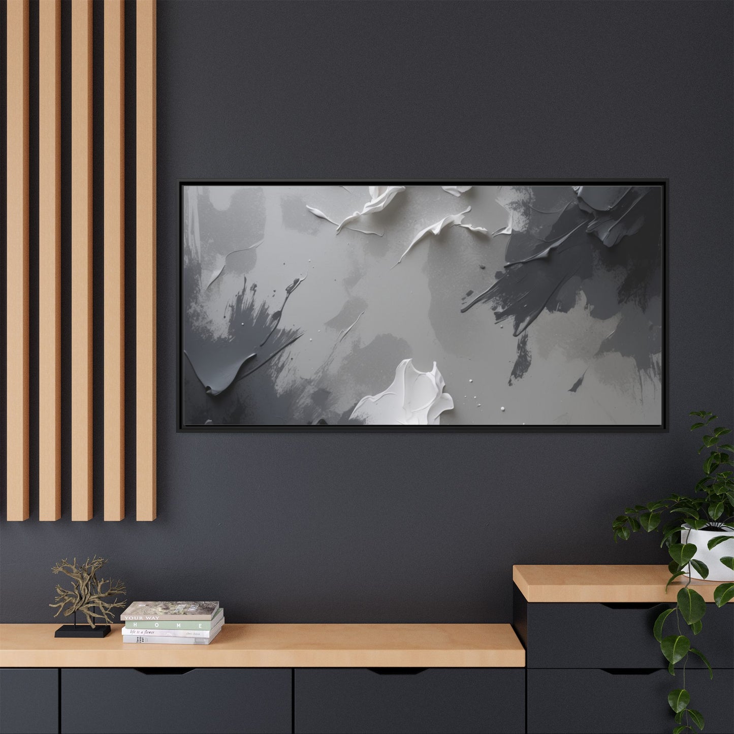Matte Canvas, Framed (Multi-color)