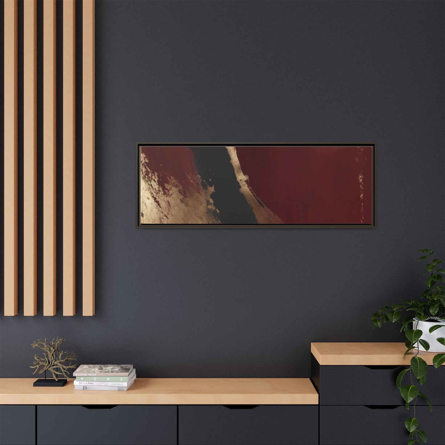 Matte Canvas, Framed (Multi-color)